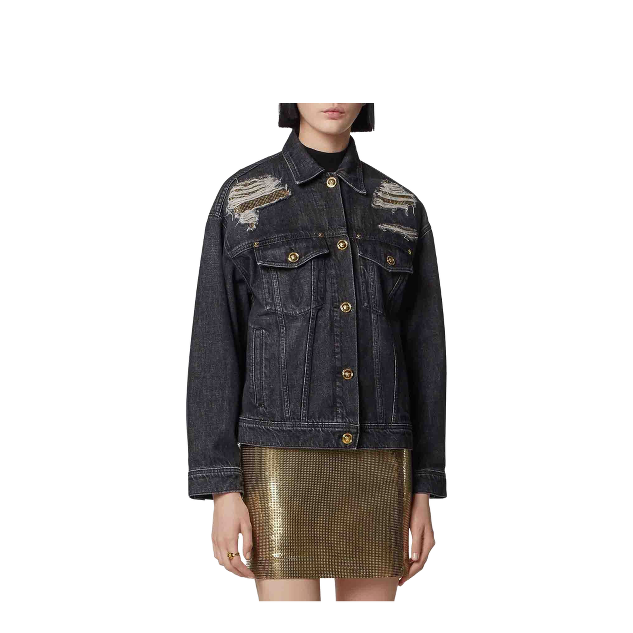 Blouson In Denim - Black