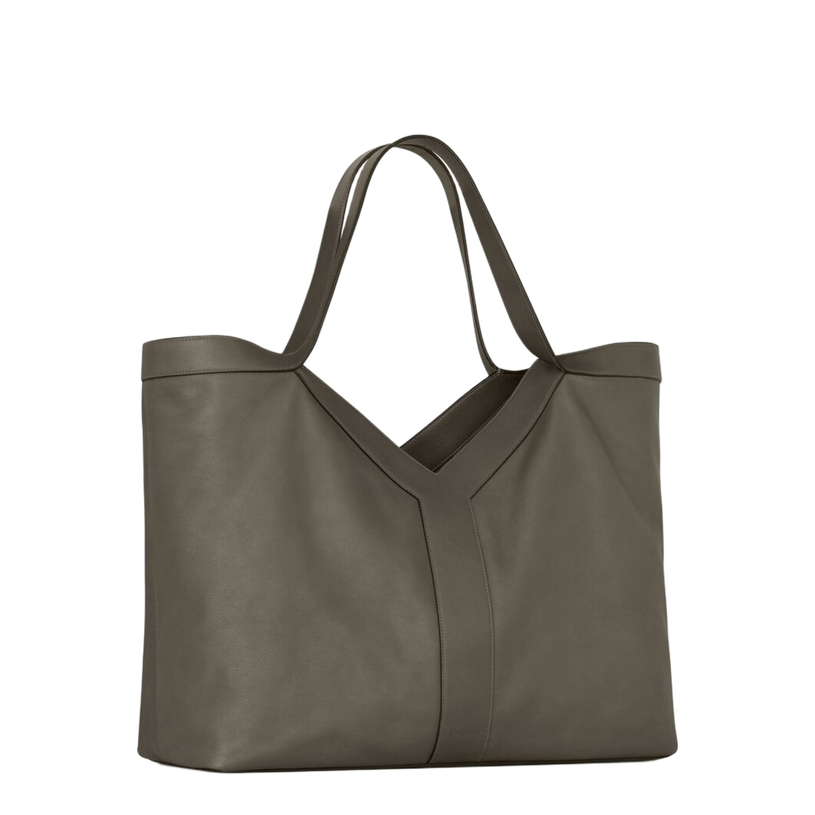 Large Tote in Smooth Leather