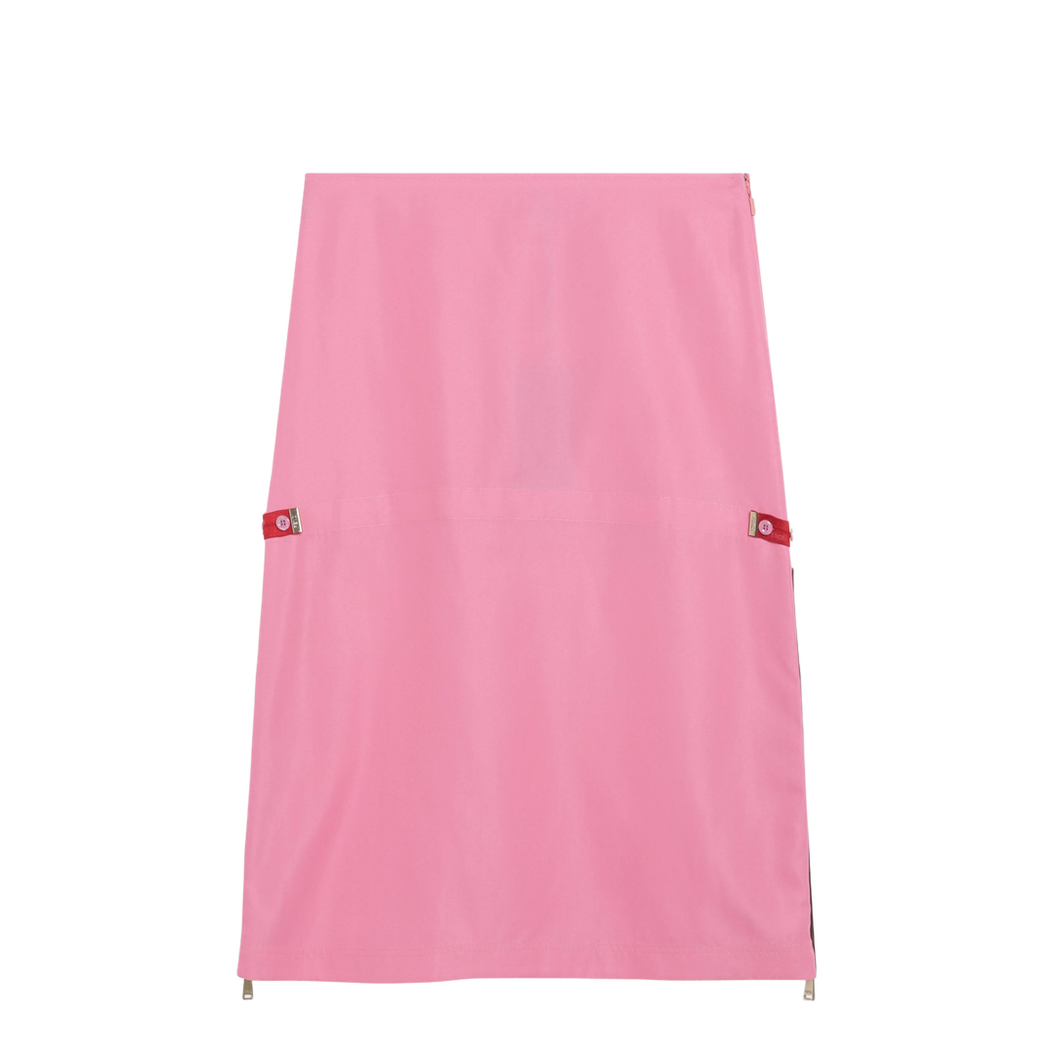 Pink Technical Viscose Skirt