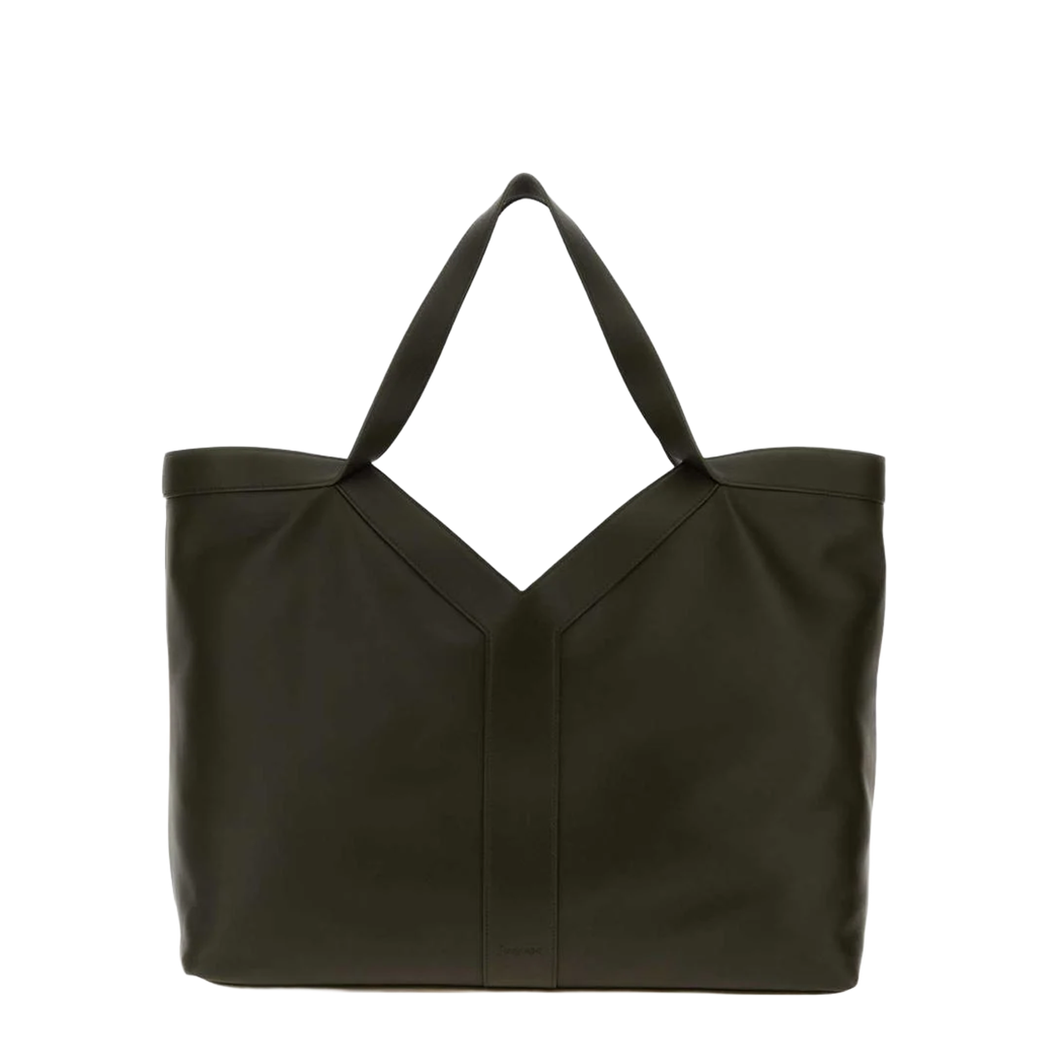 Large Tote in Smooth Leather