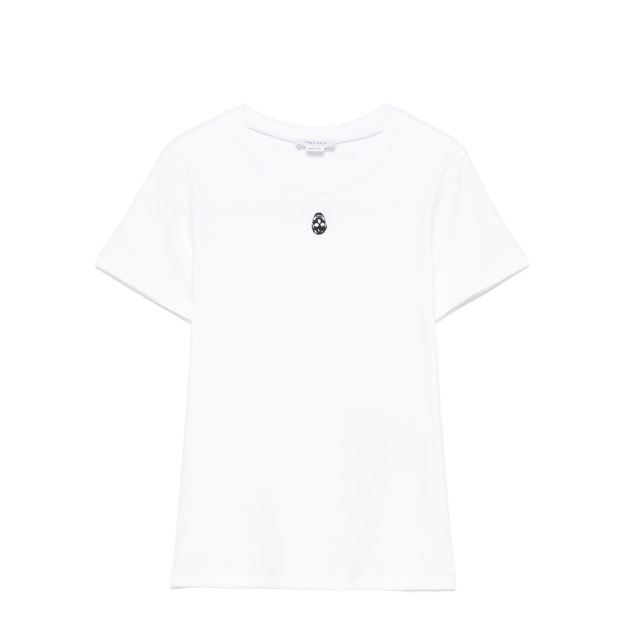 T-Shirt with Embellished Skull
