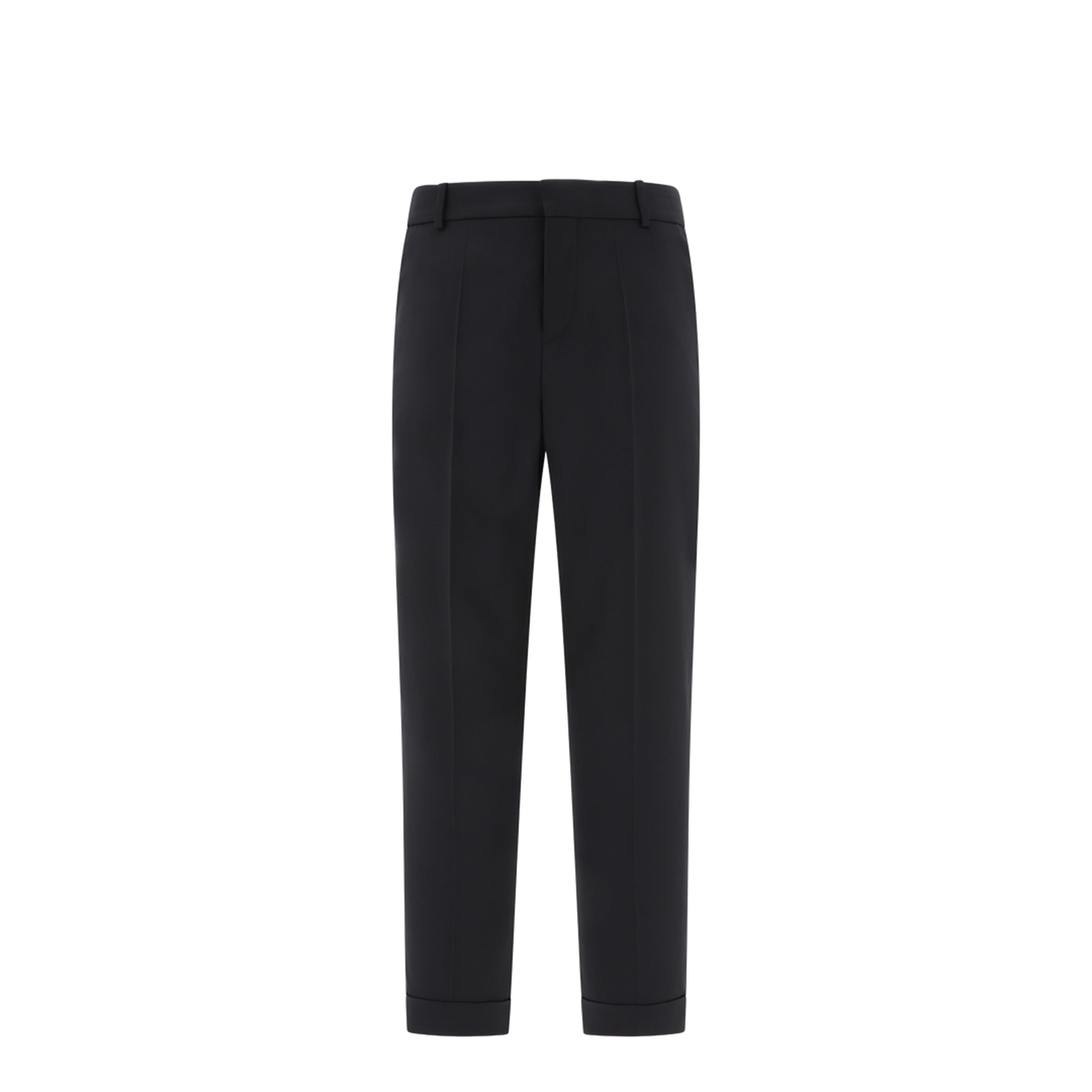 Black Wool Trousers