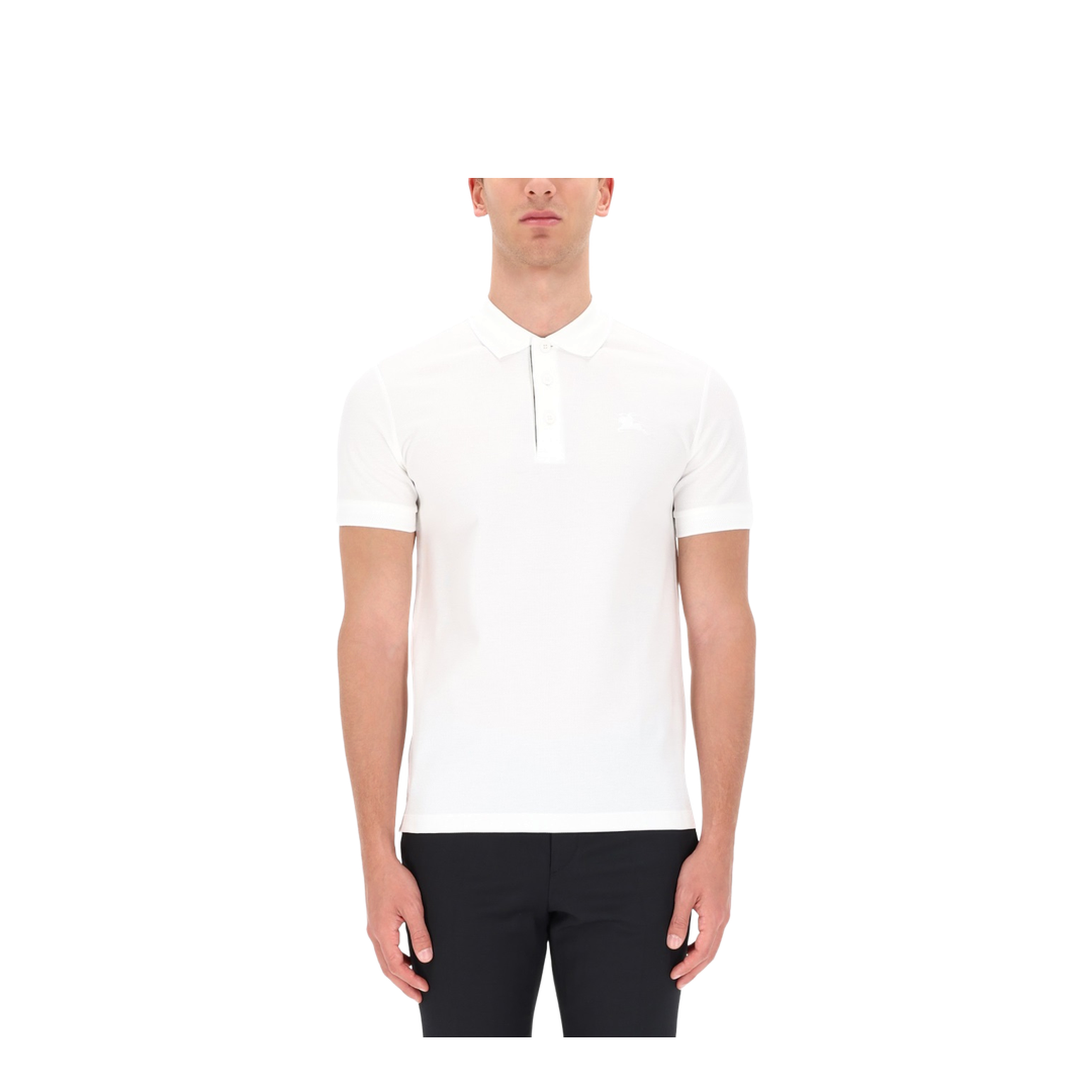 Logo Embroidered Short Sleeved Polo Shirt