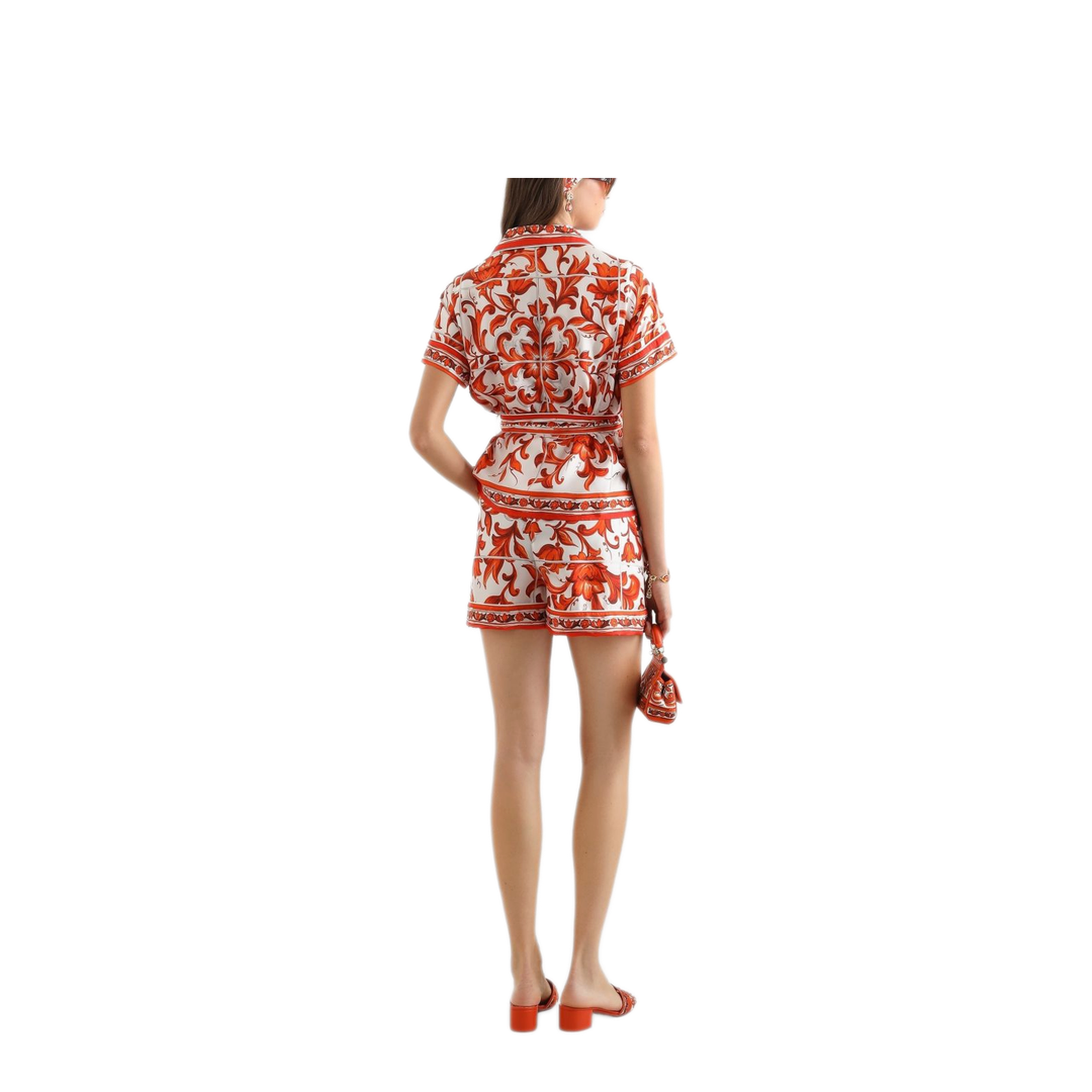 MAYFEYR - Dolce & Gabbana - Shorts Orange - FTDB8TGDDRES9000