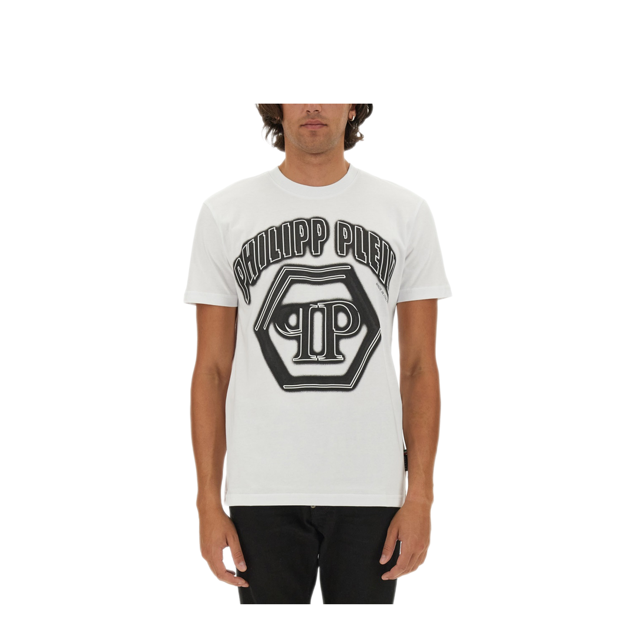 MAYFEYR - PHILIPP PLEIN - Logo Print T Shirt - MTK7449PJY002N01