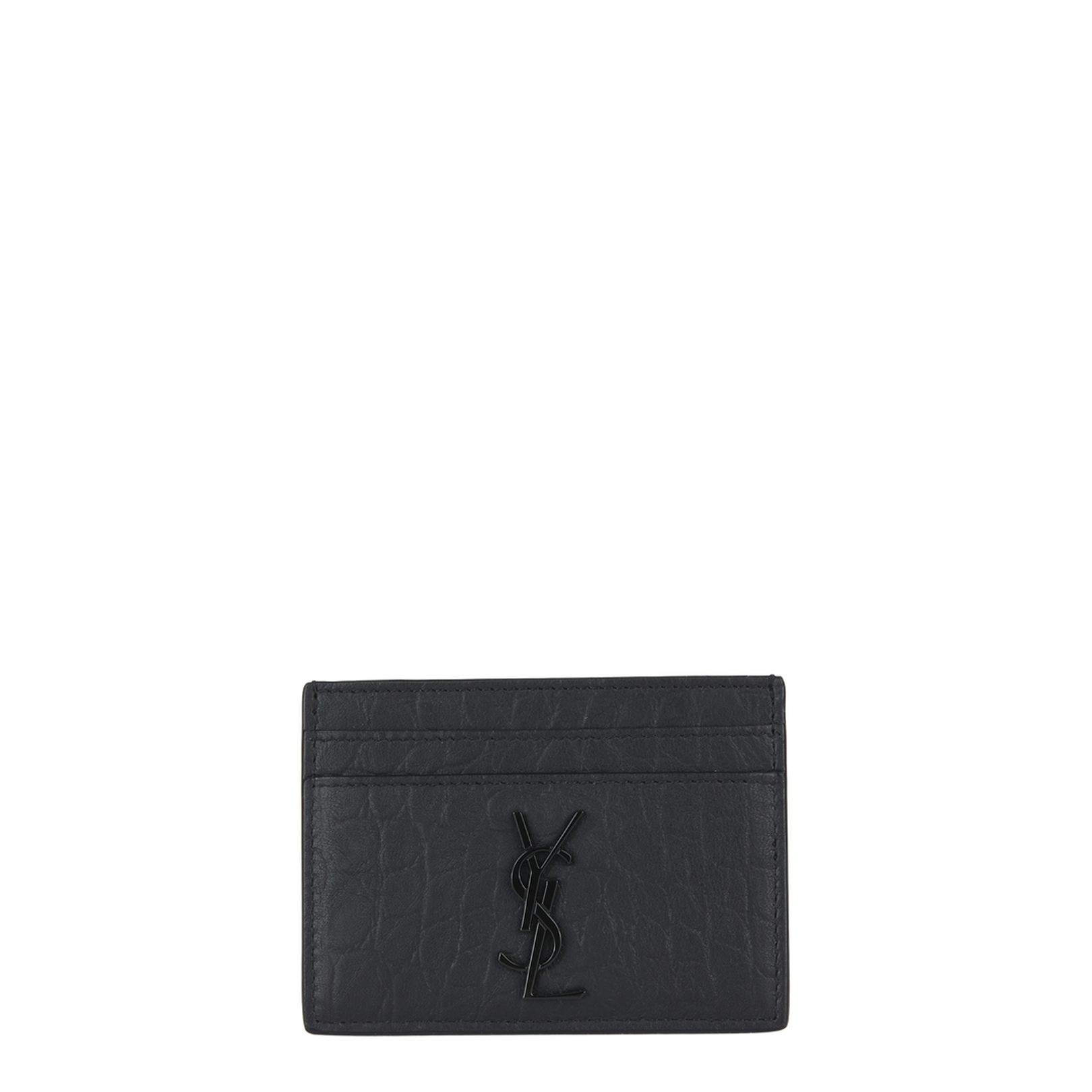 Card Case with Metal Logo