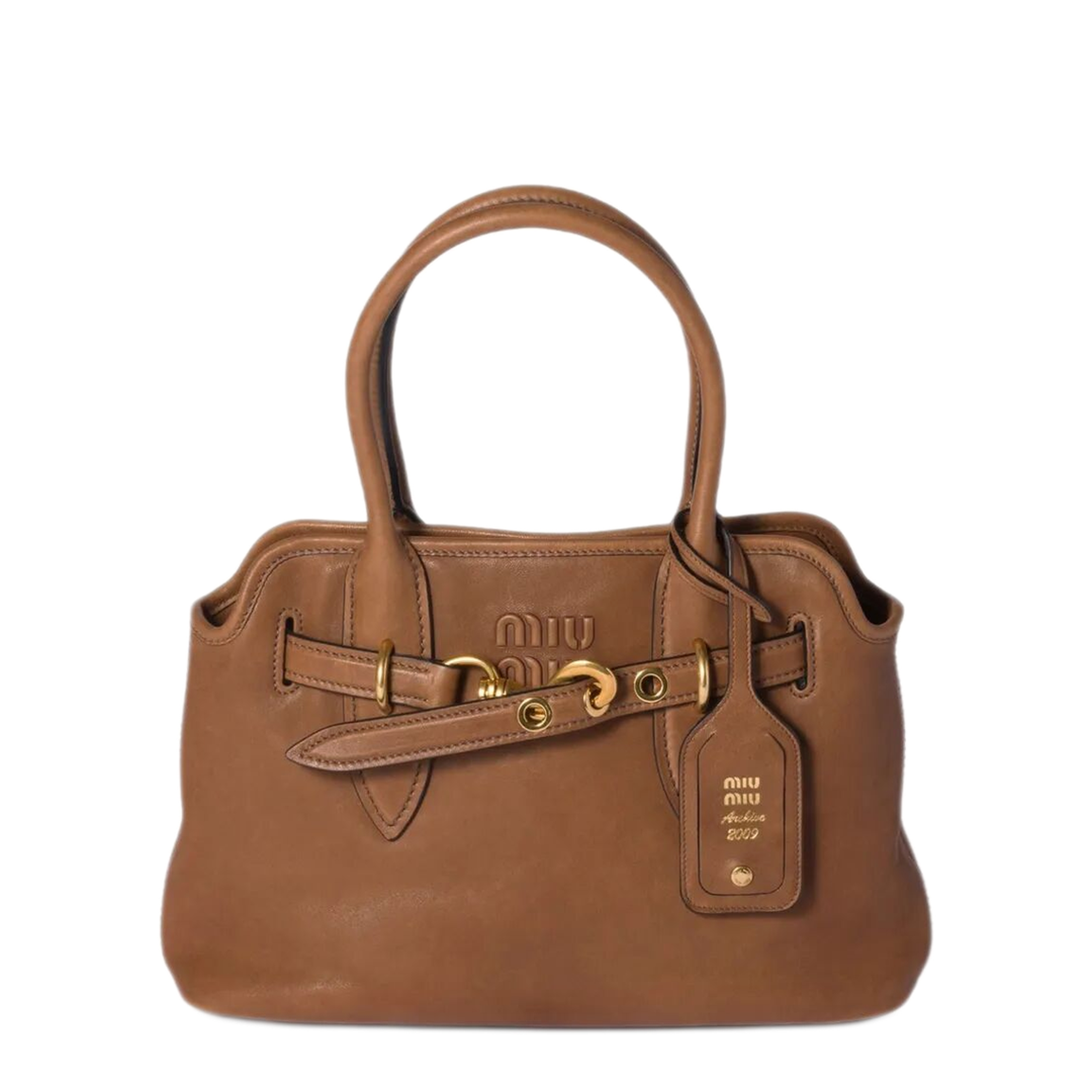 MAYFEYR - Miu Miu - Aventure Nappa Leather Bag - 5BA292VOON2BBLF0316
