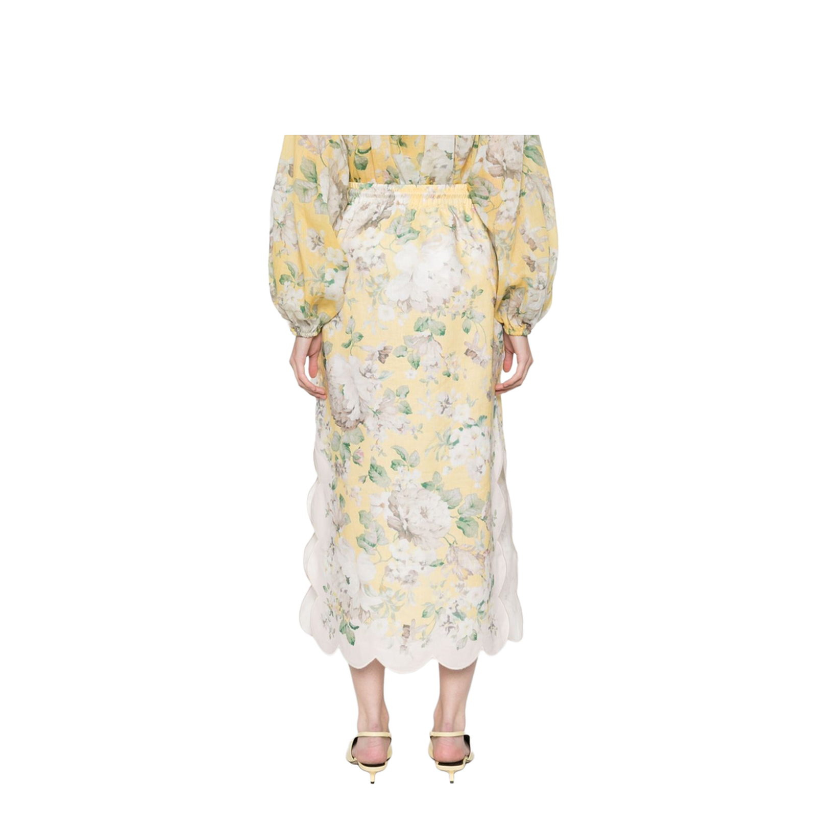 Acacia Printed Linen Skirt