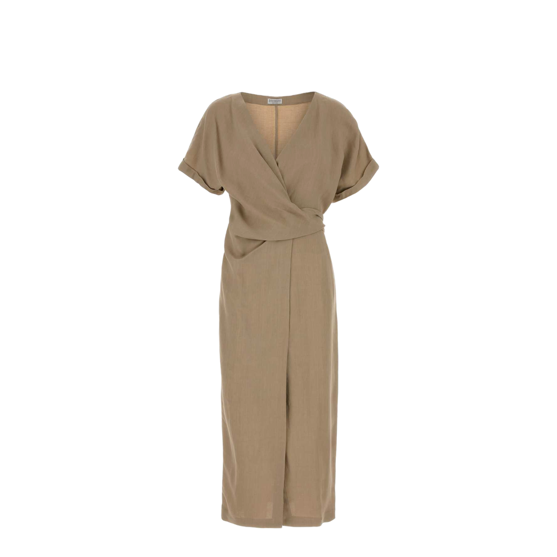 Wrap Dress Beige