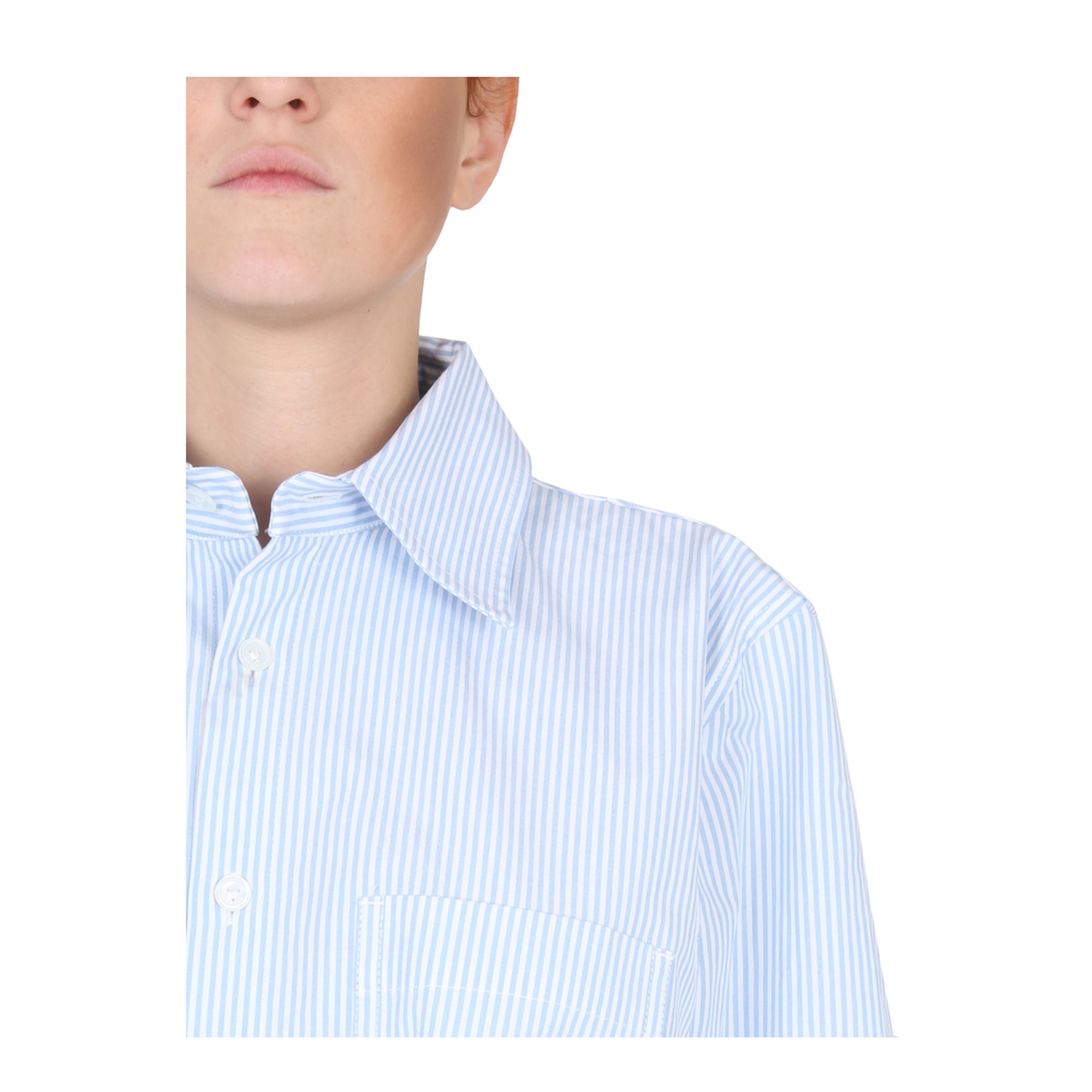 Shirt with Curved Back