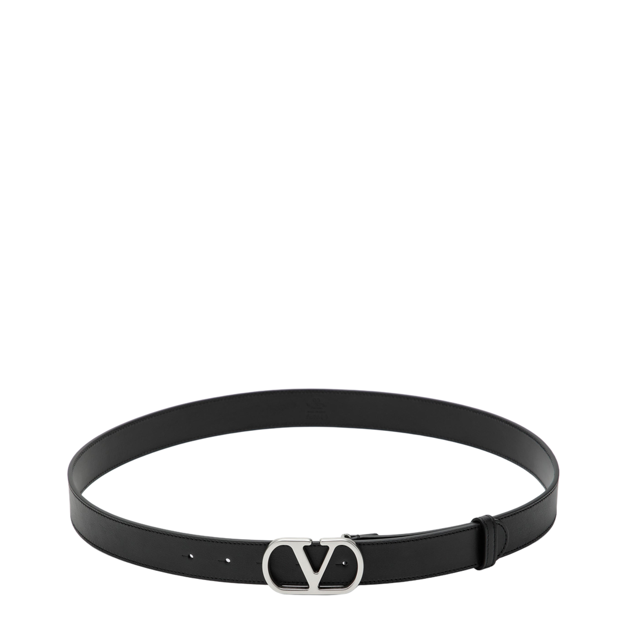 MAYFEYR - Valentino - Black Vlogo Signature Belt - 9Y2T0SM3UPC0NO
