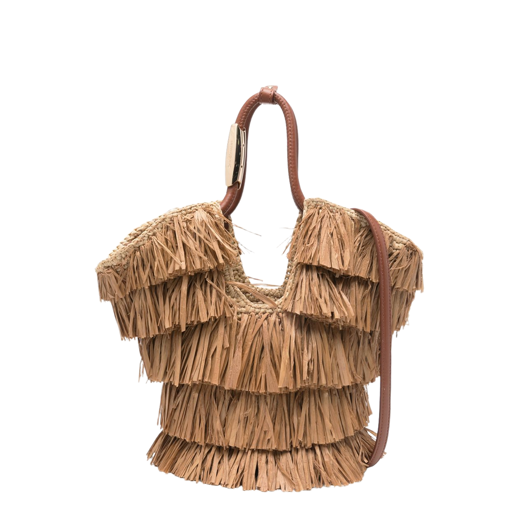 Goldentime Fringed Tote Bag
