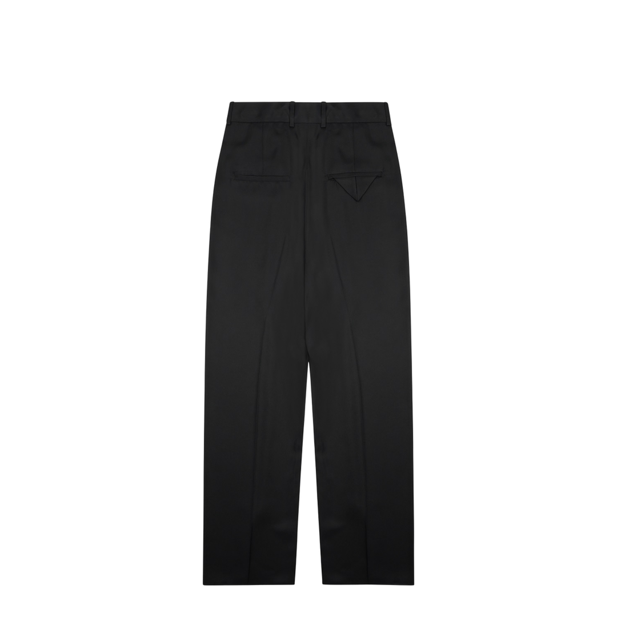 Silk Blend Tailored Pants