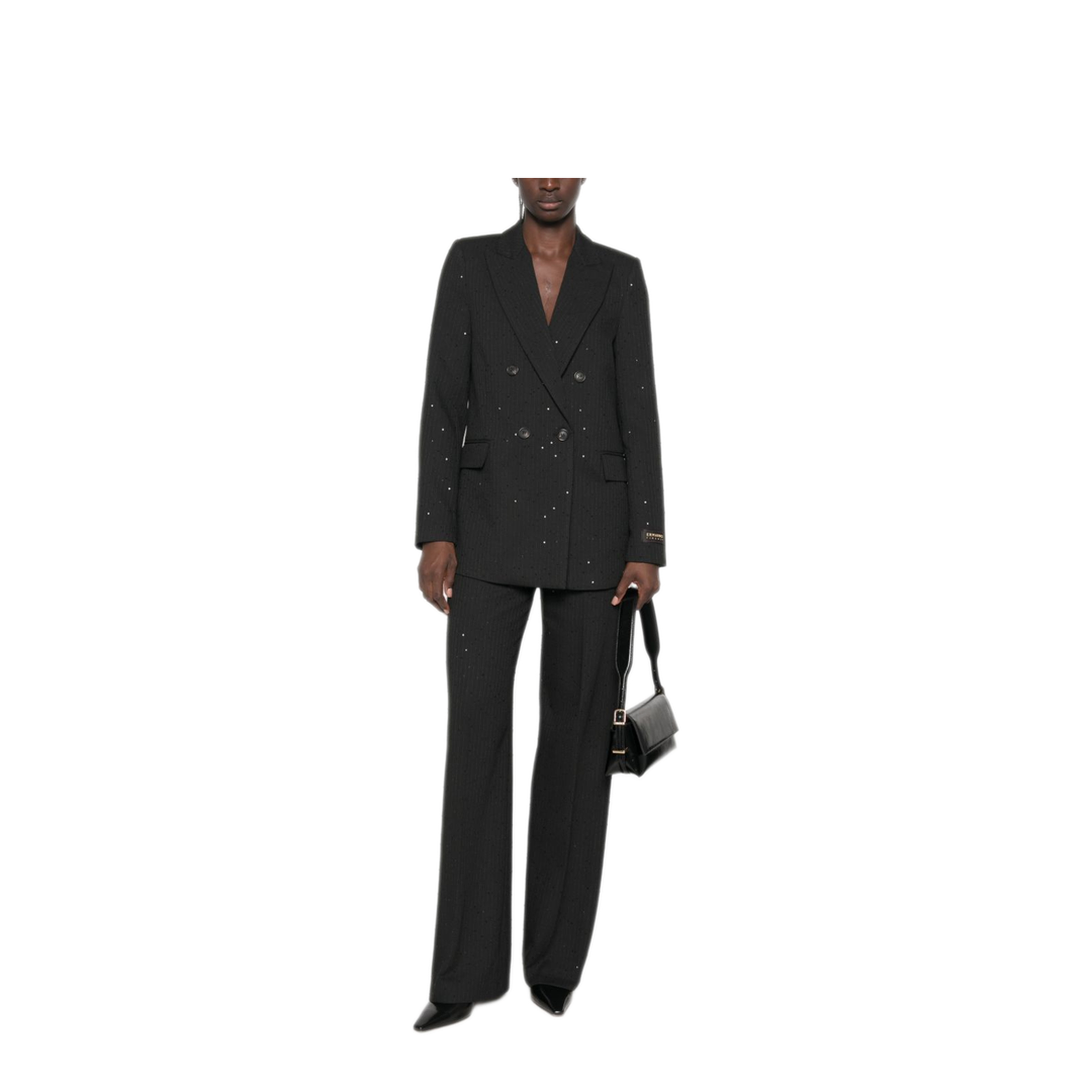 MAYFEYR - Ermanno Firenze - Trousers Black - D49EP032E5CMF099