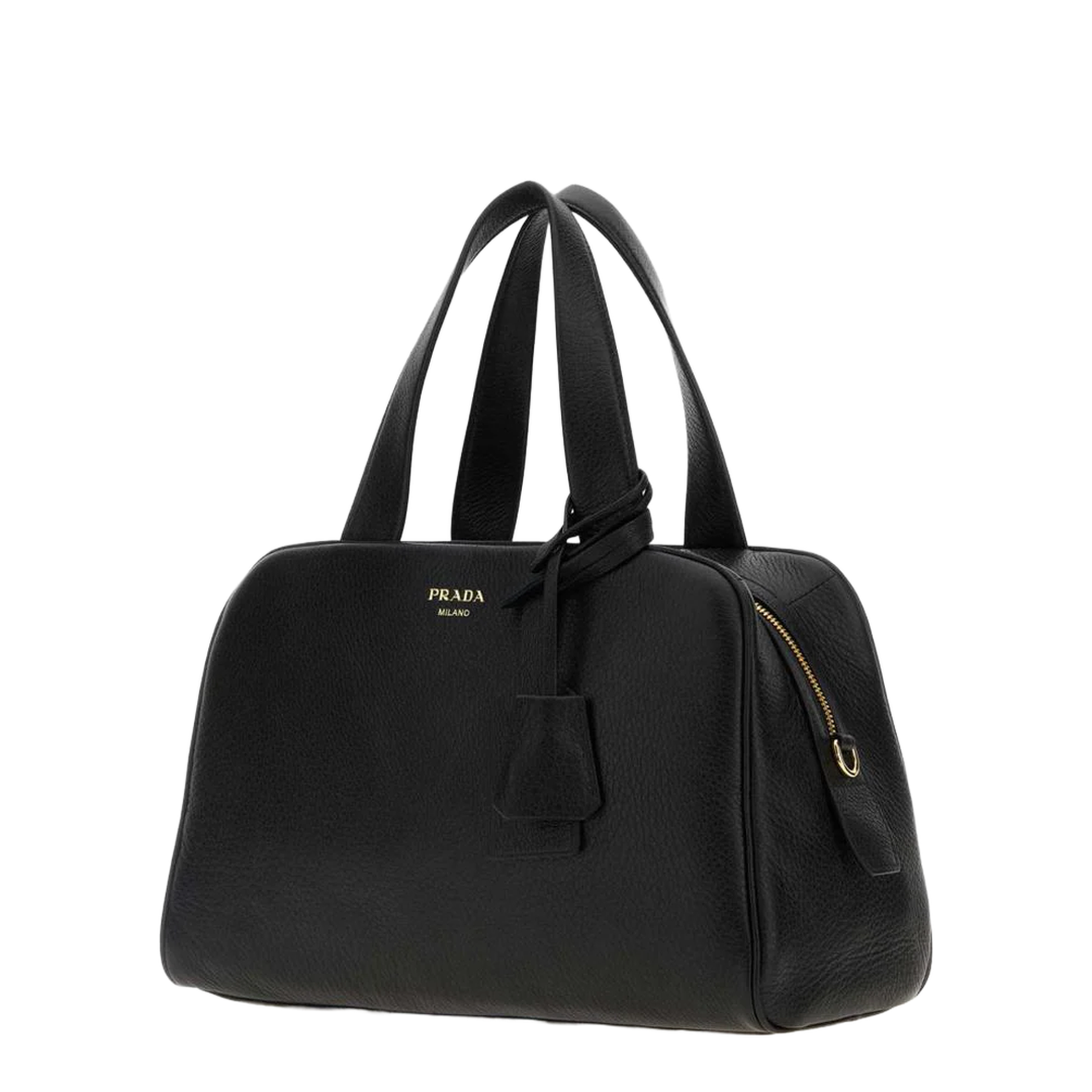 Black Leather Handbag