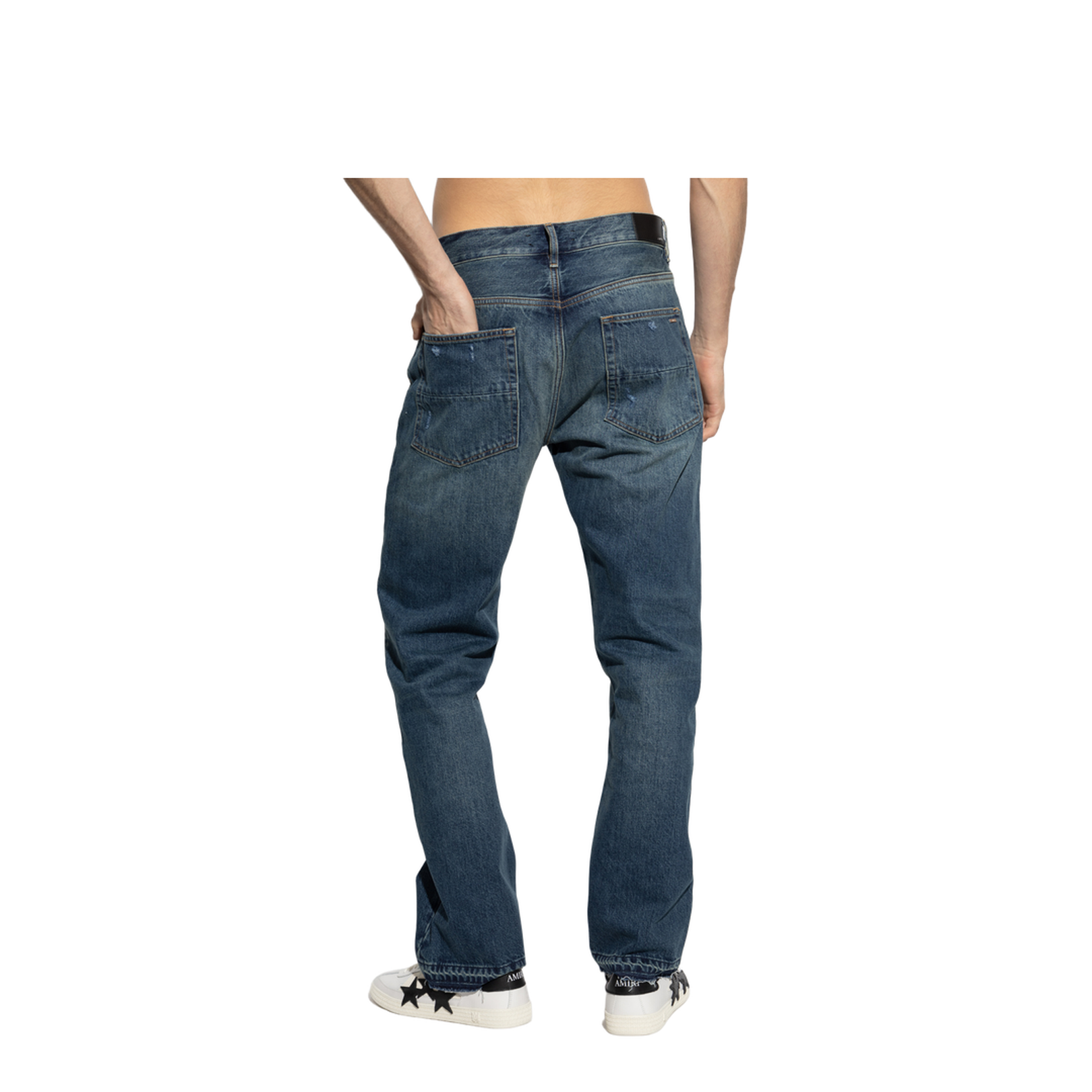 Jeans with vintage effect