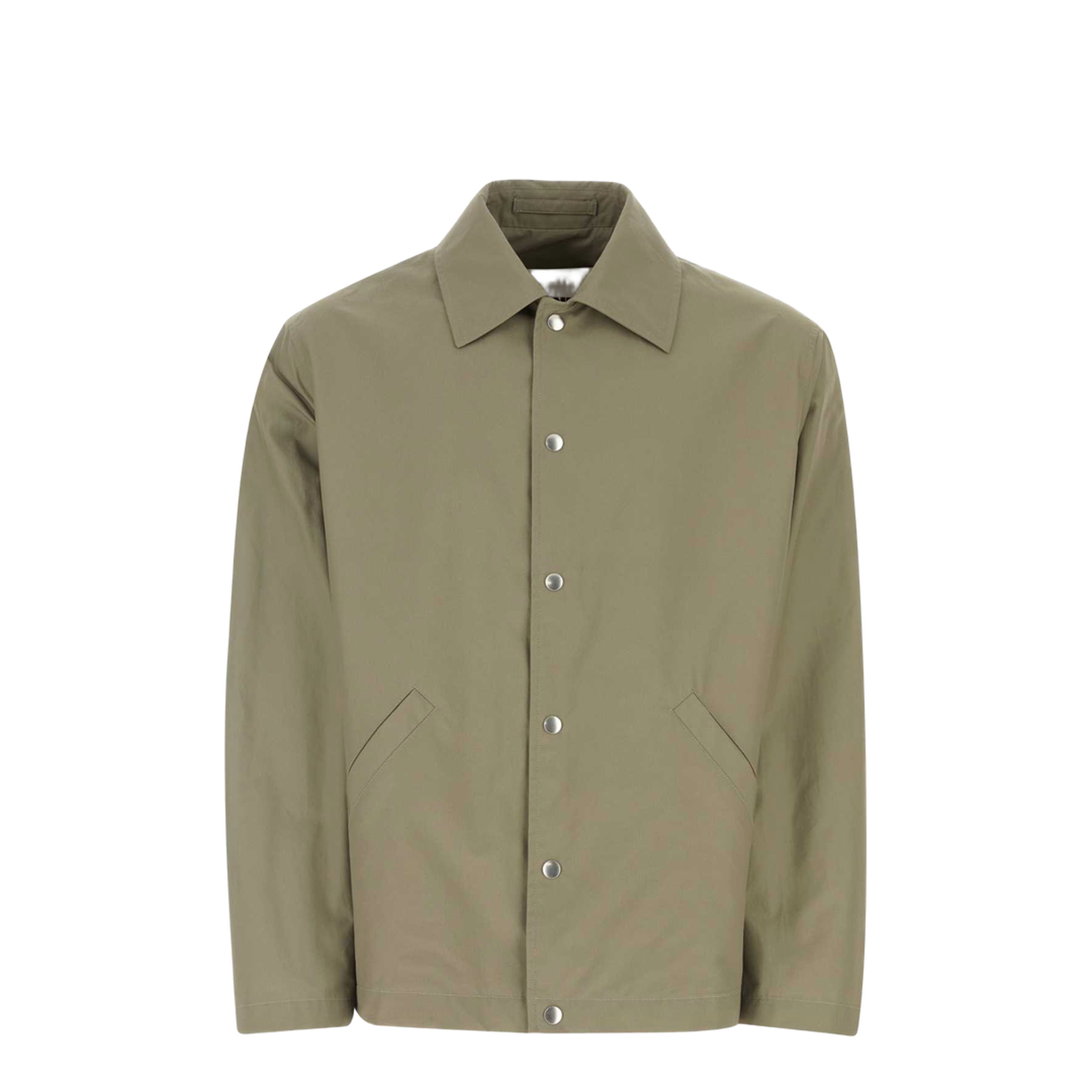 Logo-print Cotton Shirt Jacket