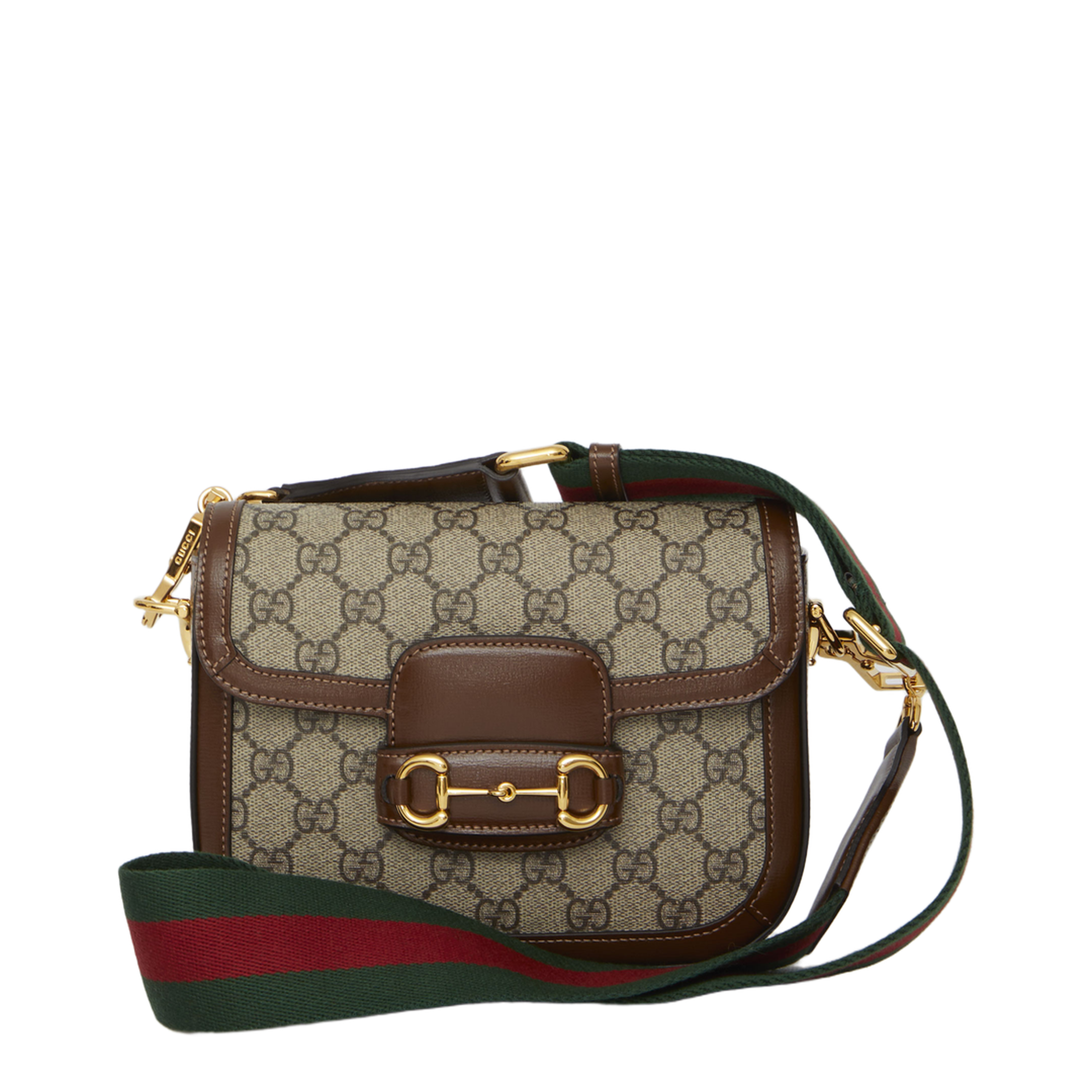 Horsebit 1955 Small Leather Shoulder Bag - Brown