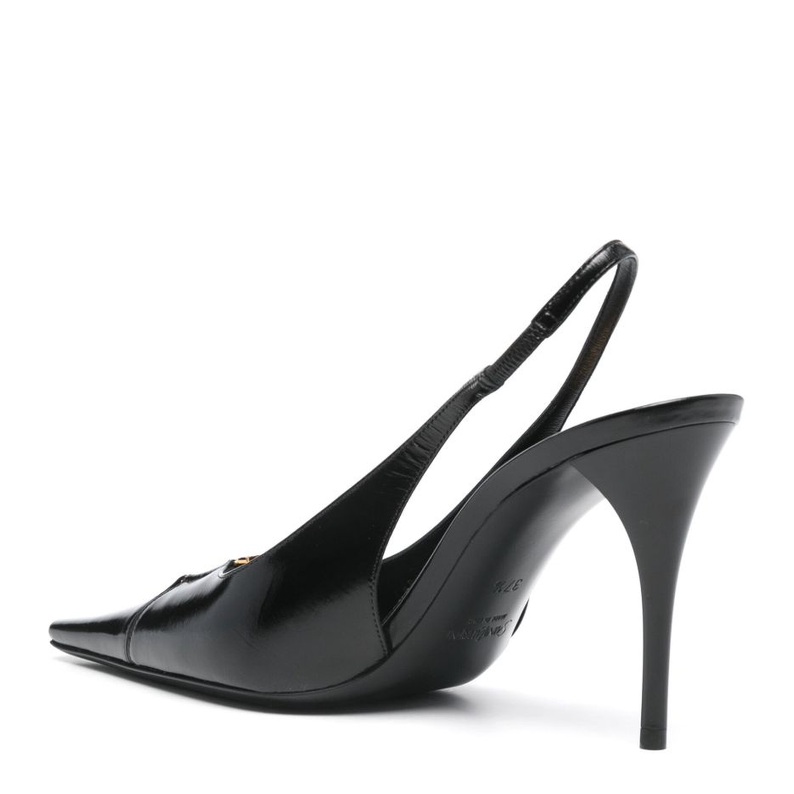 Slingback Pumps in Smooth Leather