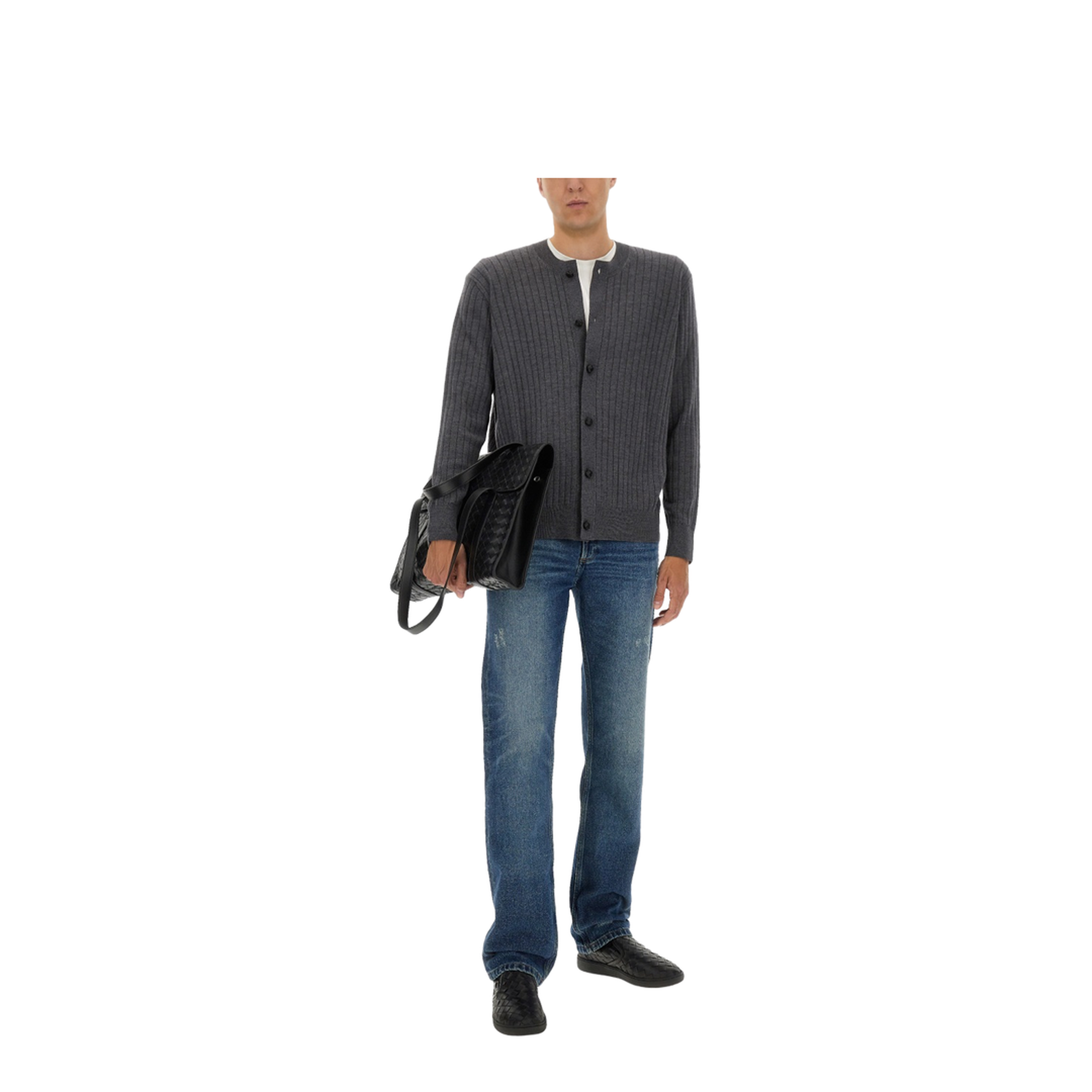 Ribbed Wool Cardigan