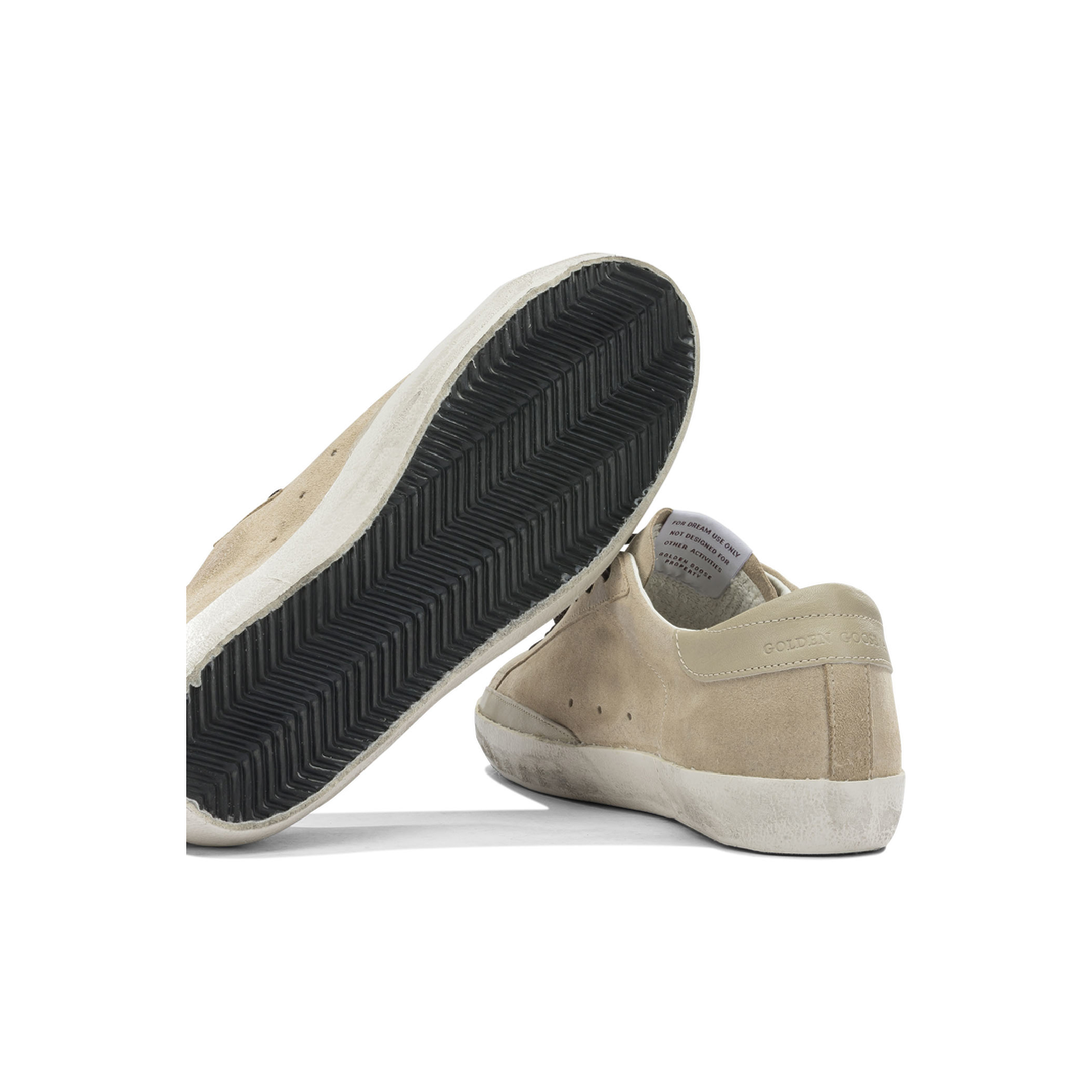 Super Star Suede Upper Nappa Star and Heel with Metal Lettering