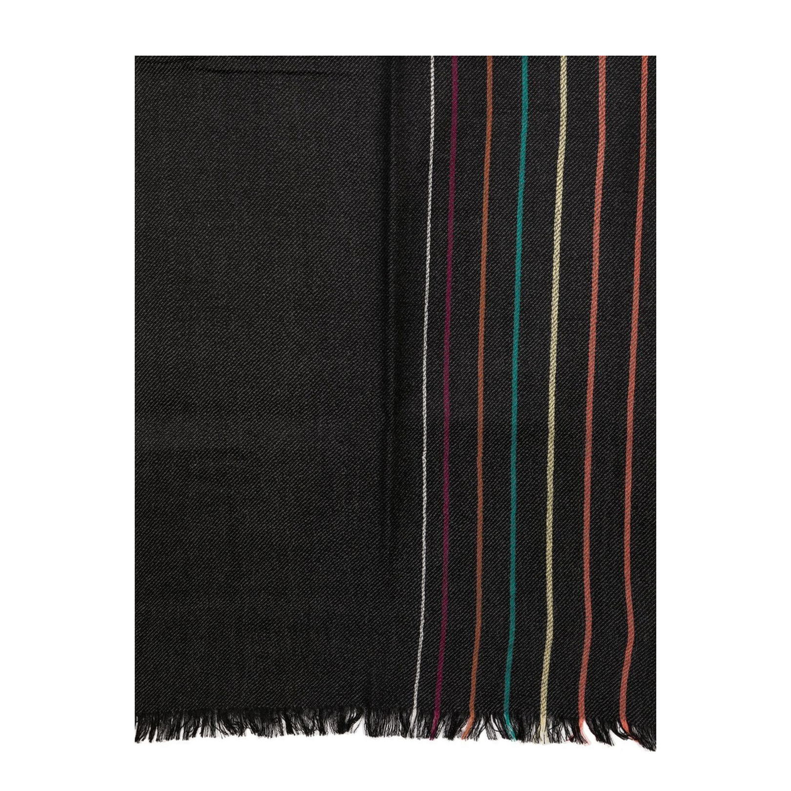 Signature Stripe Wool Scarf
