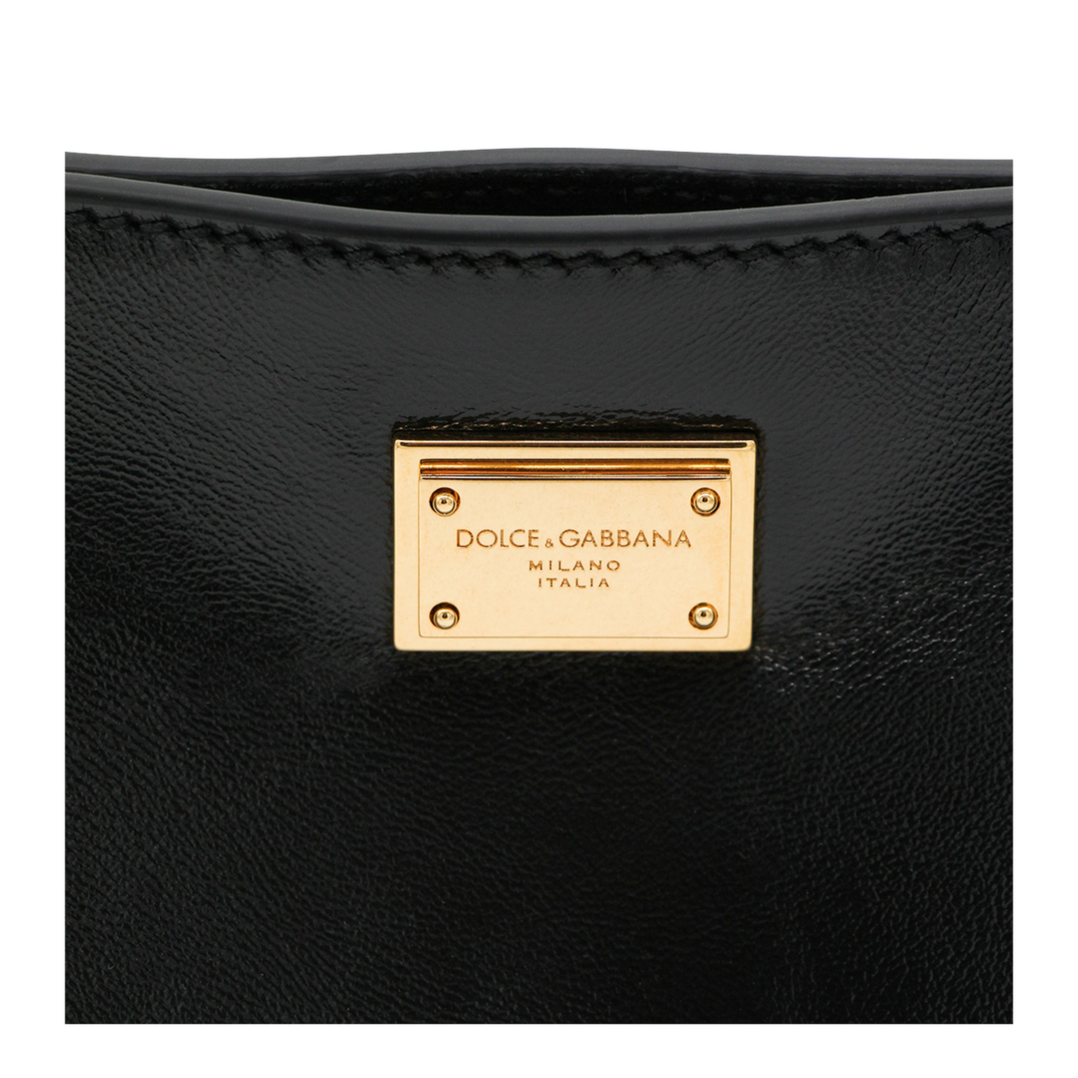 Vittoria Medium Calfskin Handbag - Black