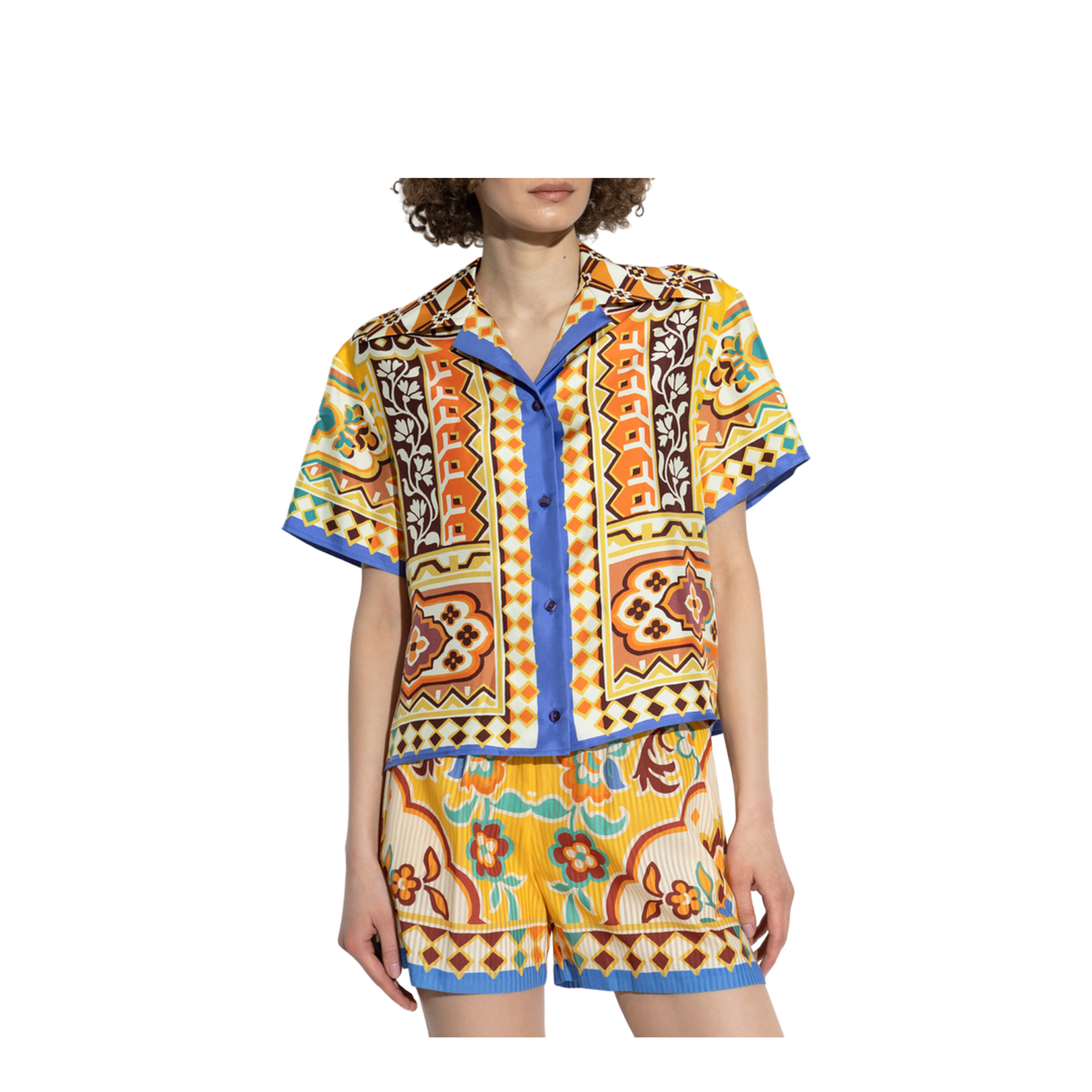 Silk Short-Sleeve Shirt