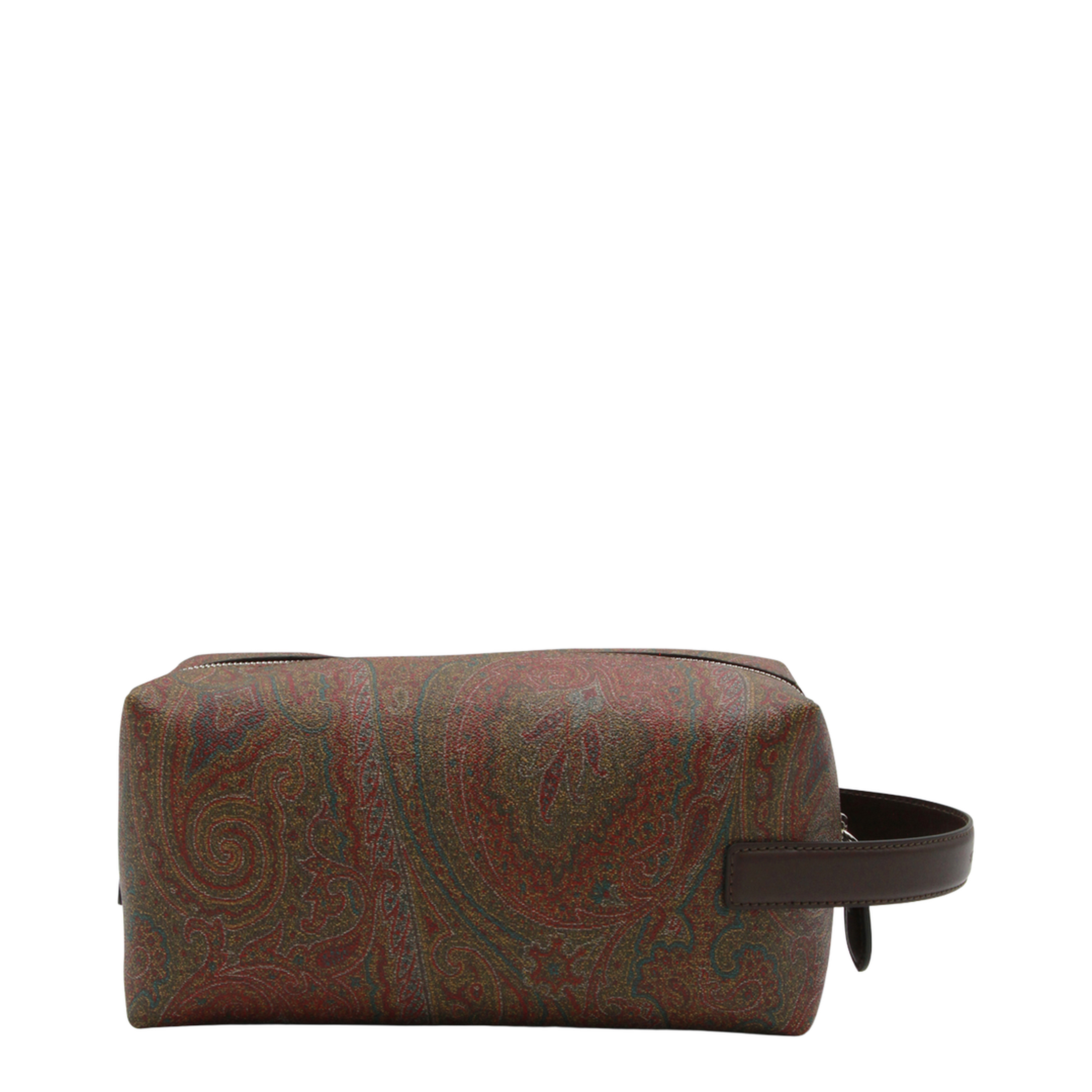 Arnica Medium Paisley Jacquard Pouch - Brown