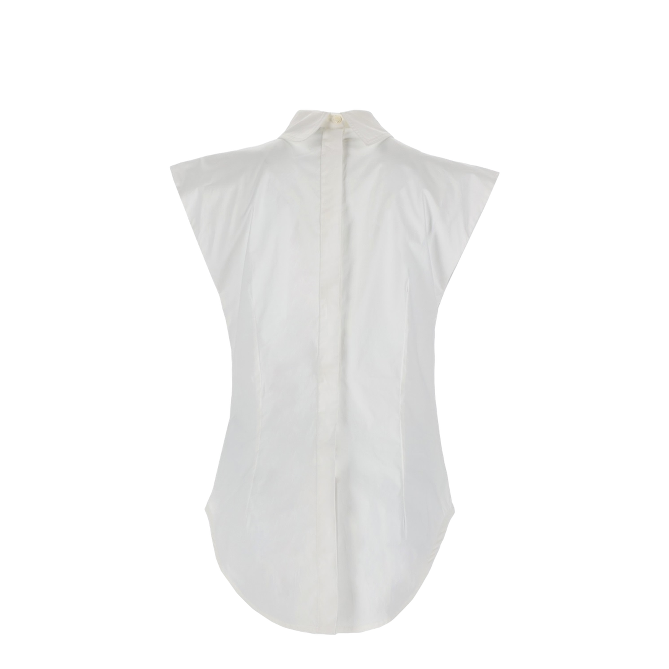 Sleeveless Inverted Shirt