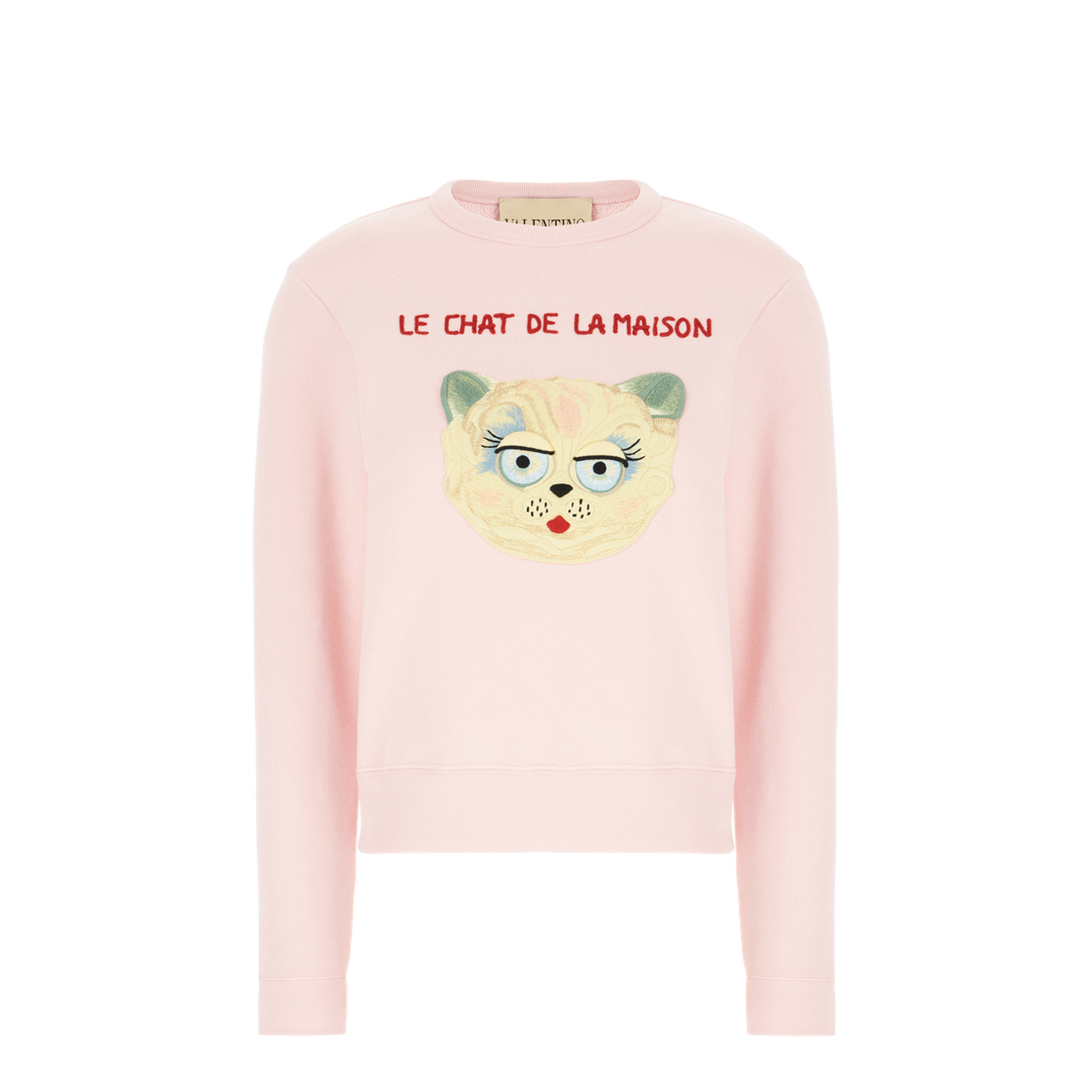 Pink Stretch Cotton Sweatshirt