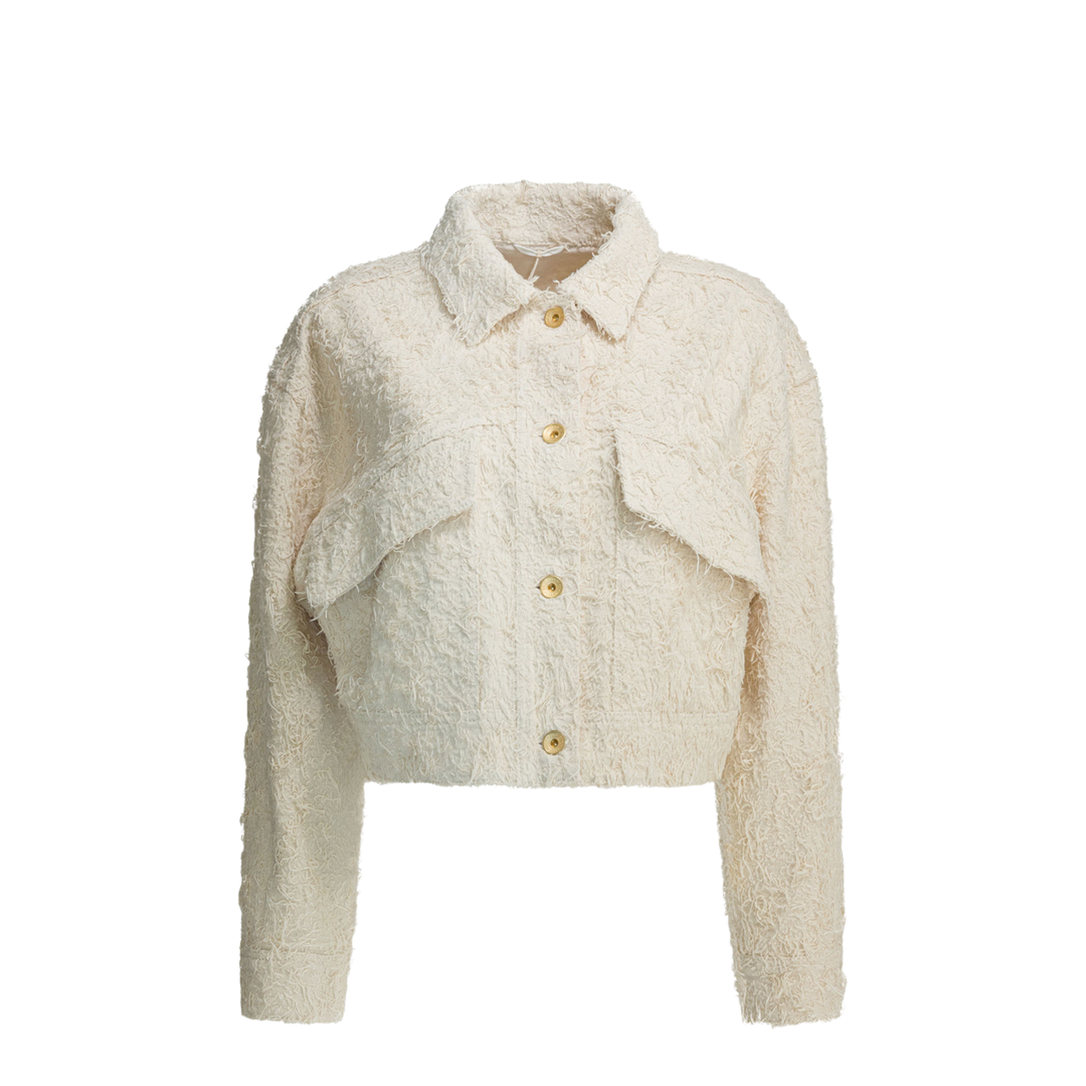 Fuzzy-Texture Jacket