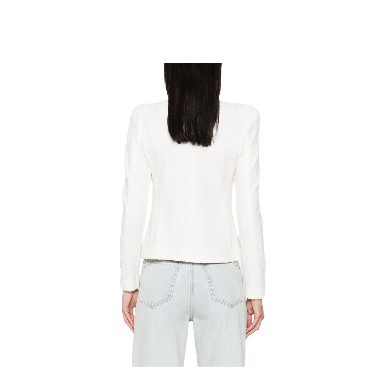 Cotton Blend Blazer Jacket