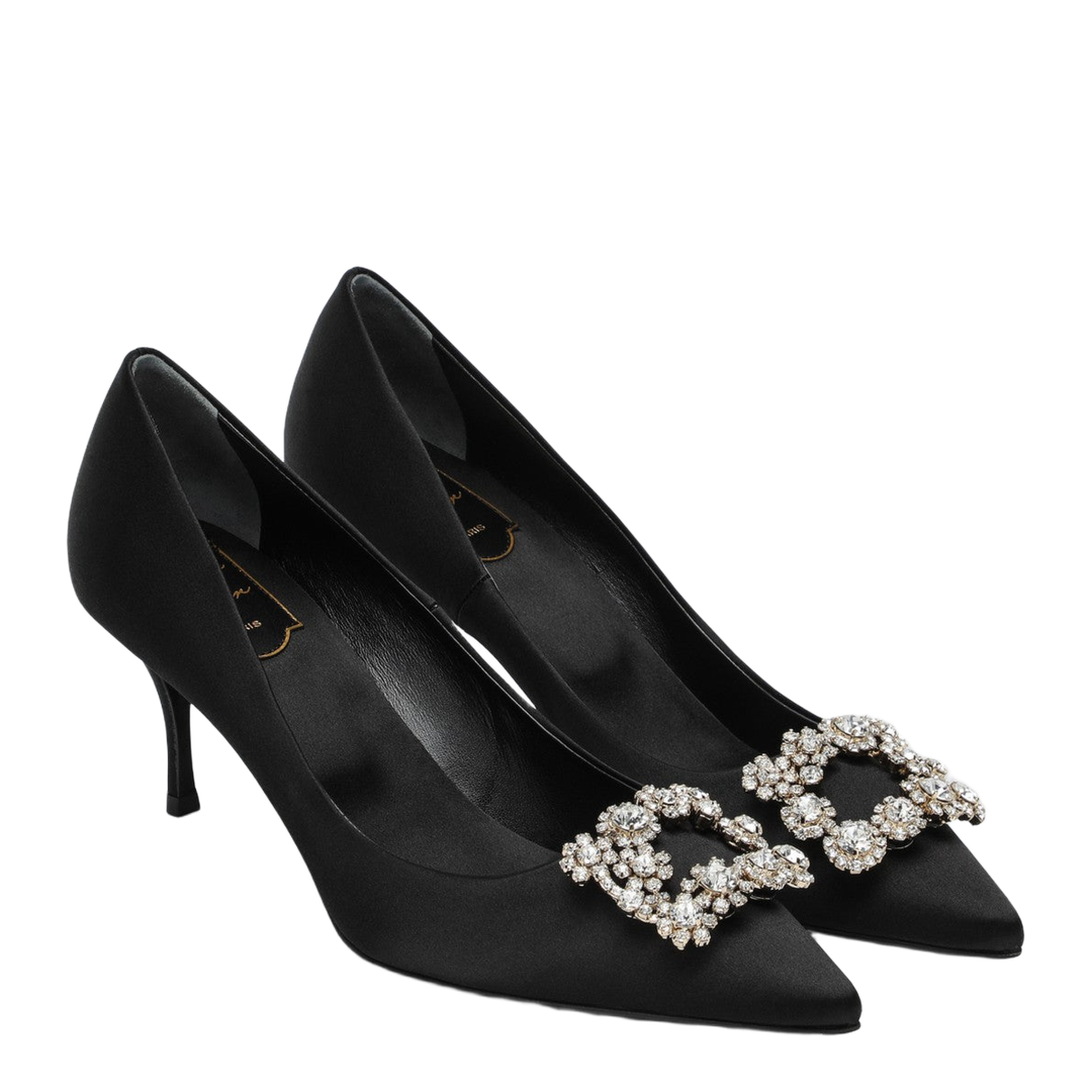 Black Satin Efflorescence Décolletés