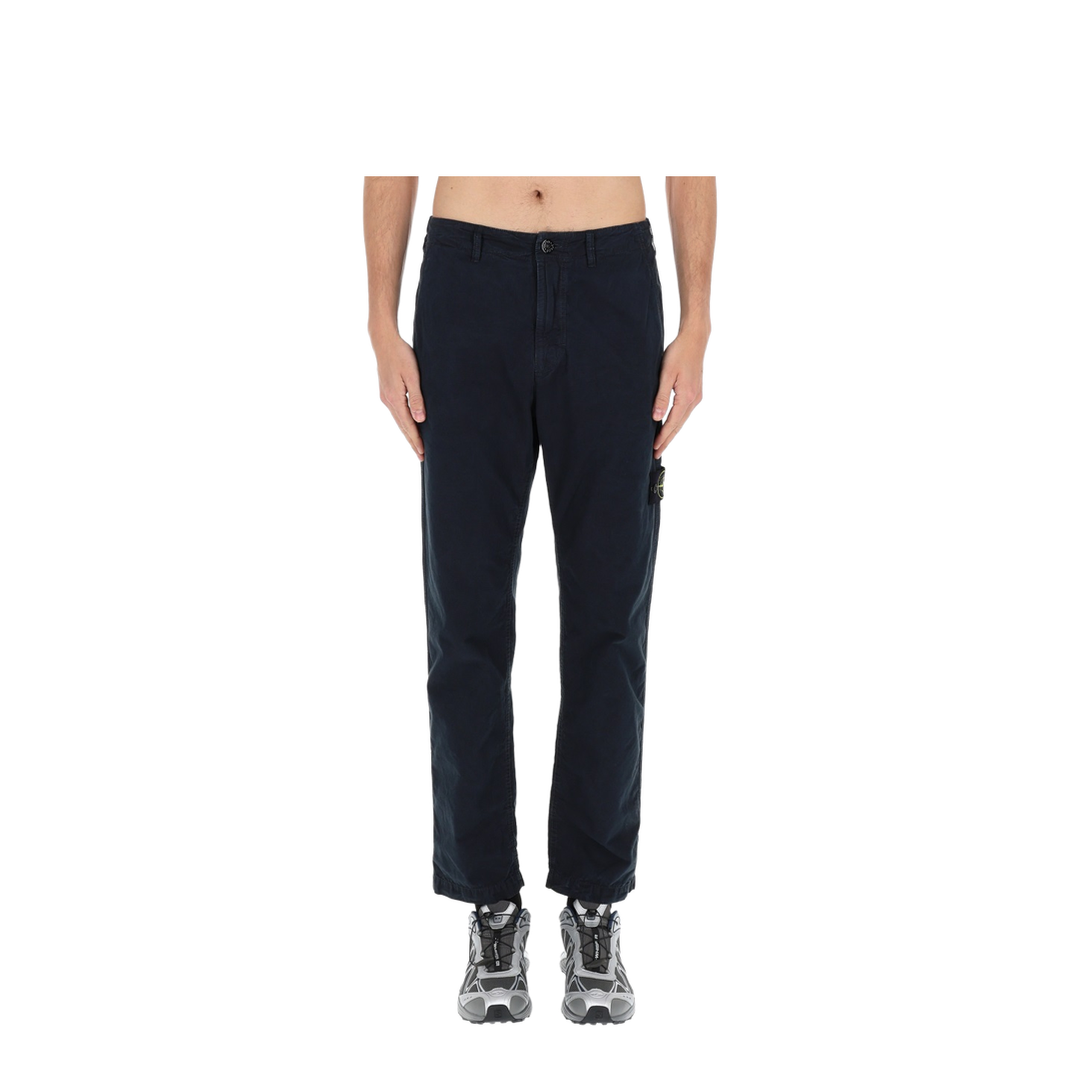 MAYFEYR - Stone Island - Pants With Logo Patch - 3100044S00WAV0120