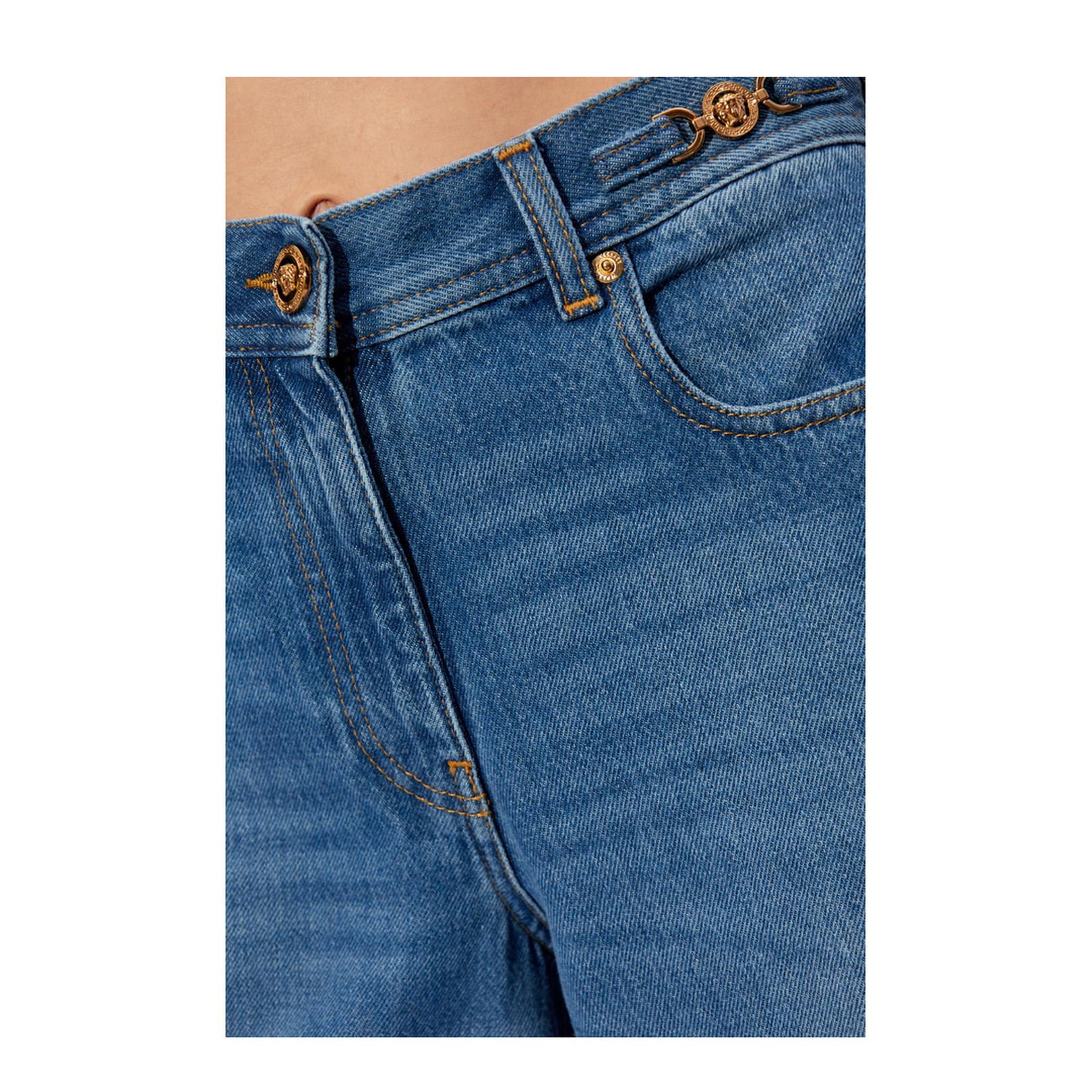 Jeans with logo