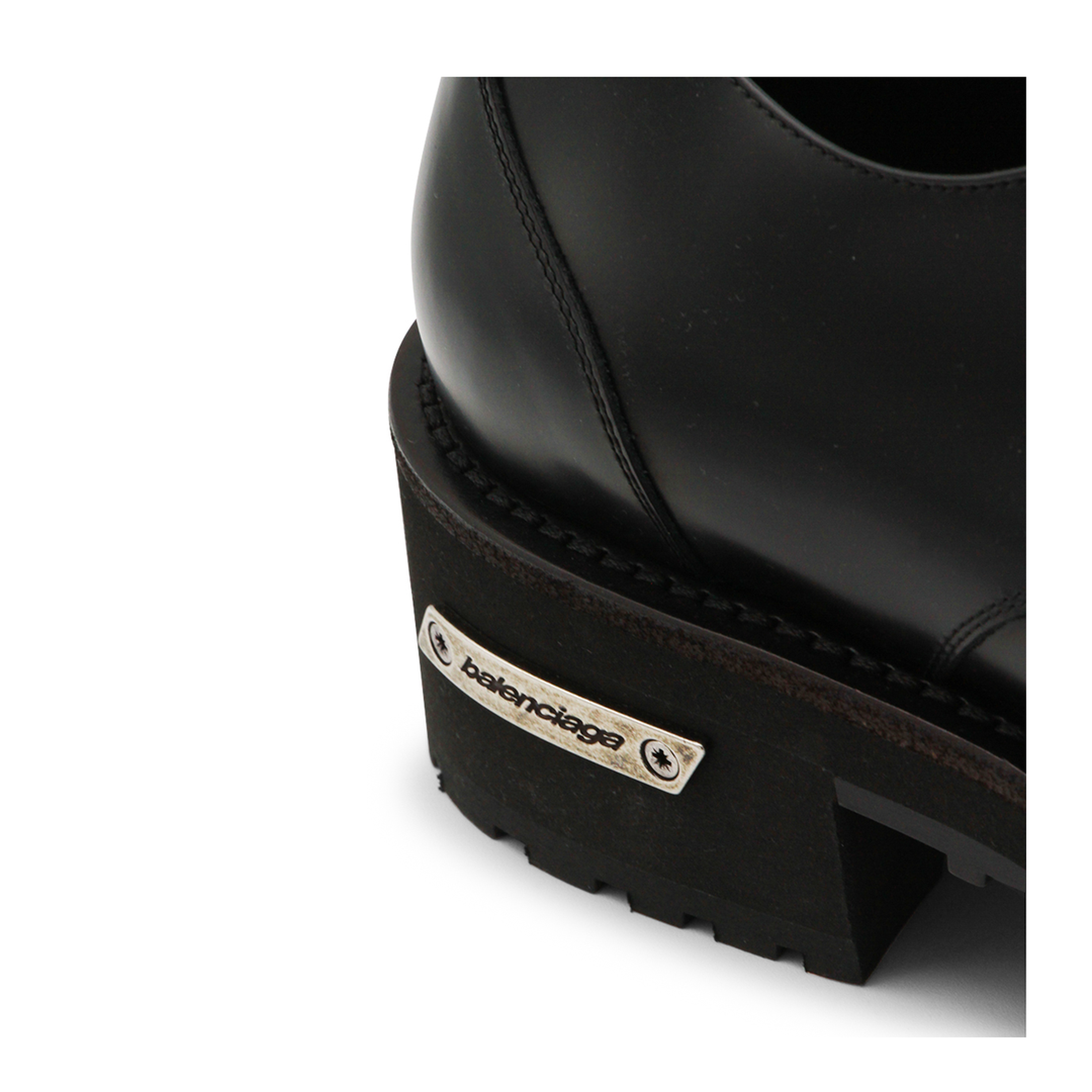 Denom Derby Shoes in Calfskin Leather