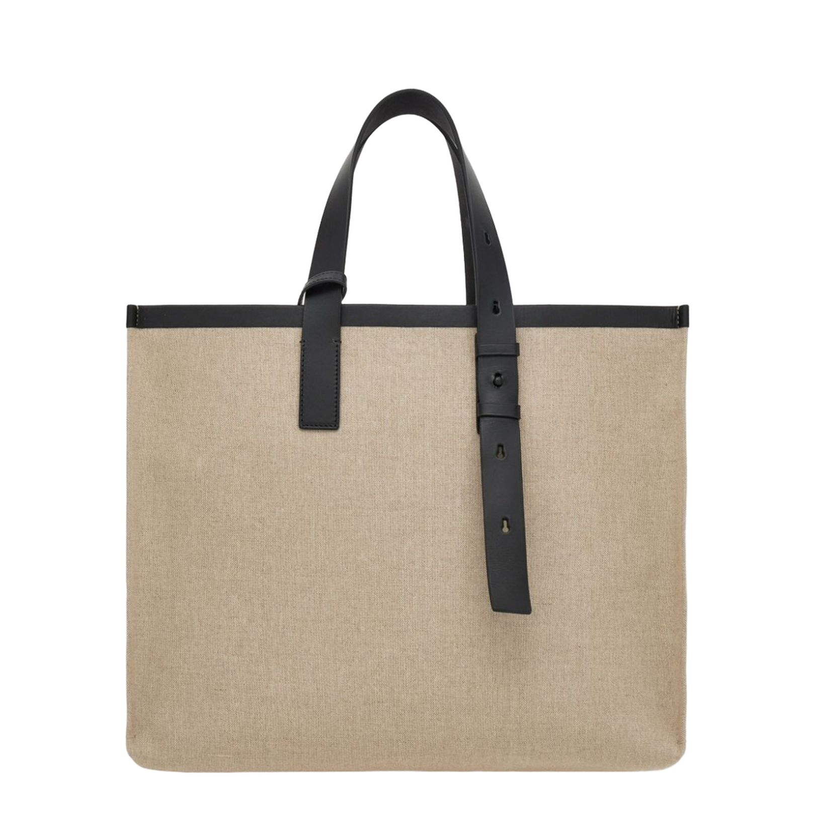 Logo-Embossed Leather Tote