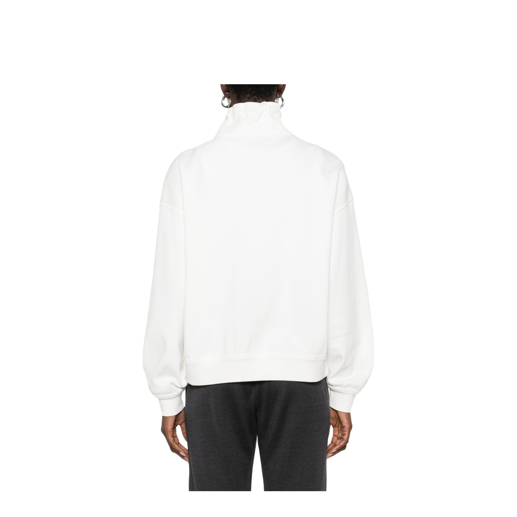 Cotton High-neck Sweater