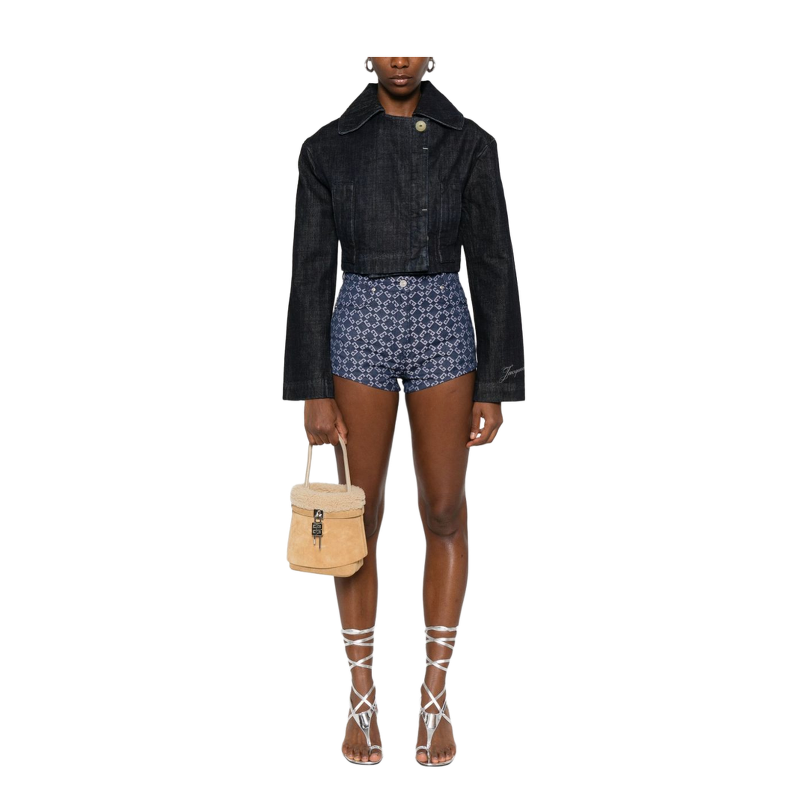 Denim Cotton Shorts