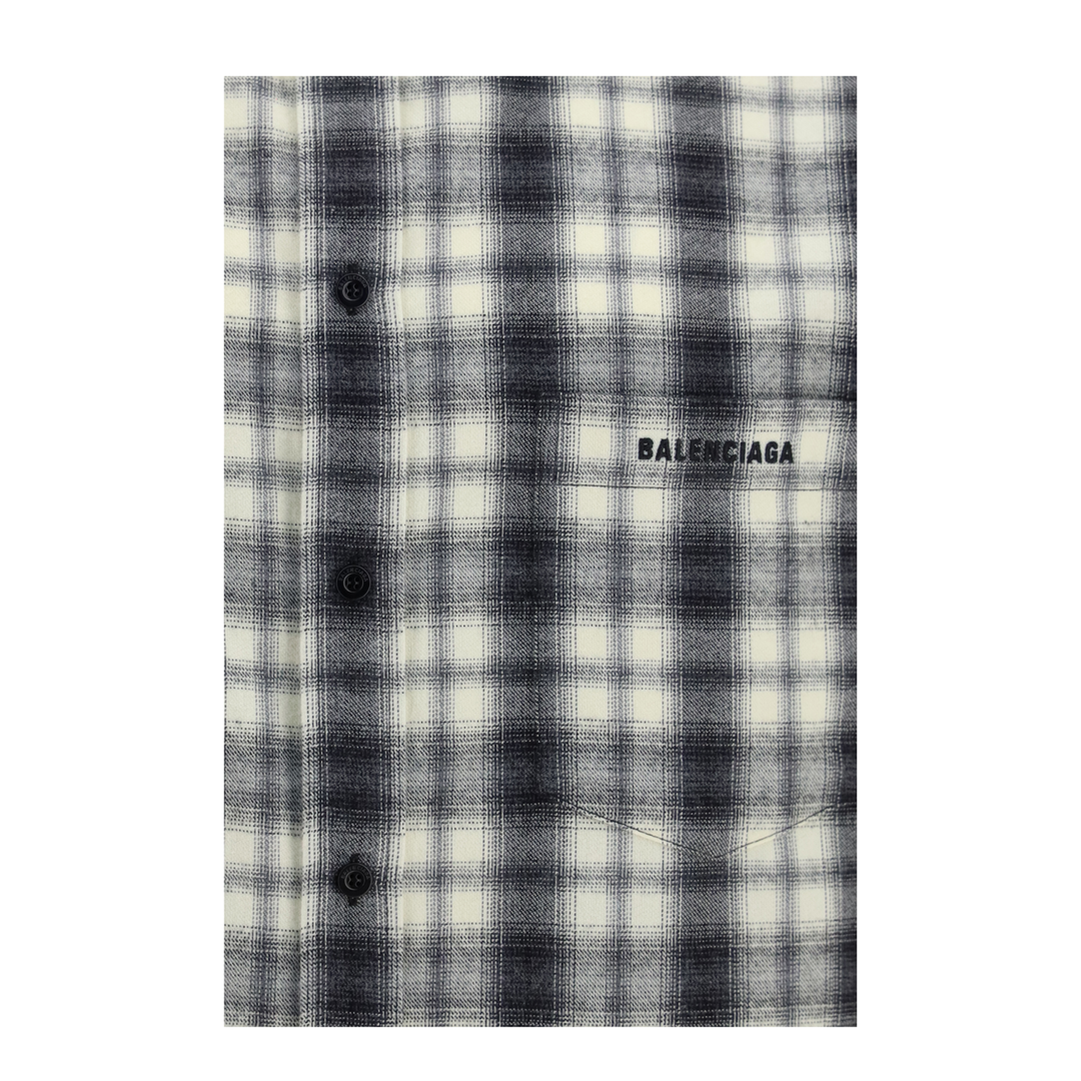 MAYFEYR - Balenciaga - Checked Cotton Flannel Shirt - A001ZSTUM33