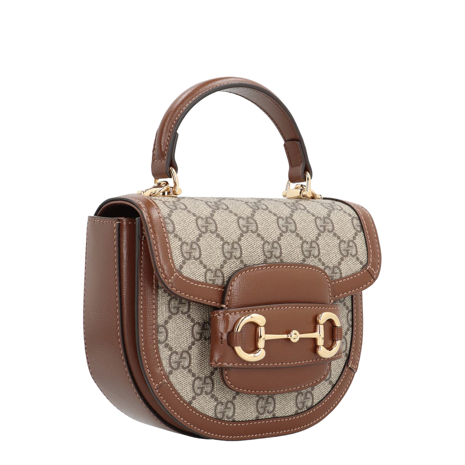 Horsebit 1955 Small Leather Shoulder Bag - Brown