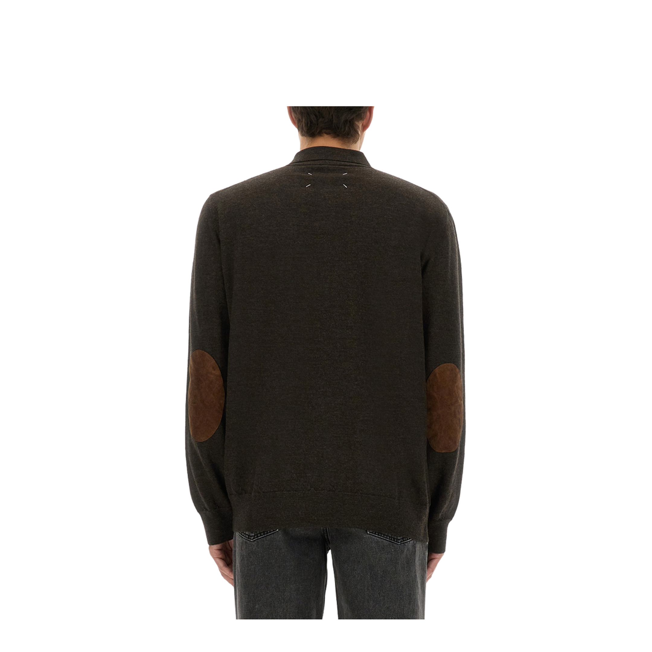 Wool Polo Shirt - Brown