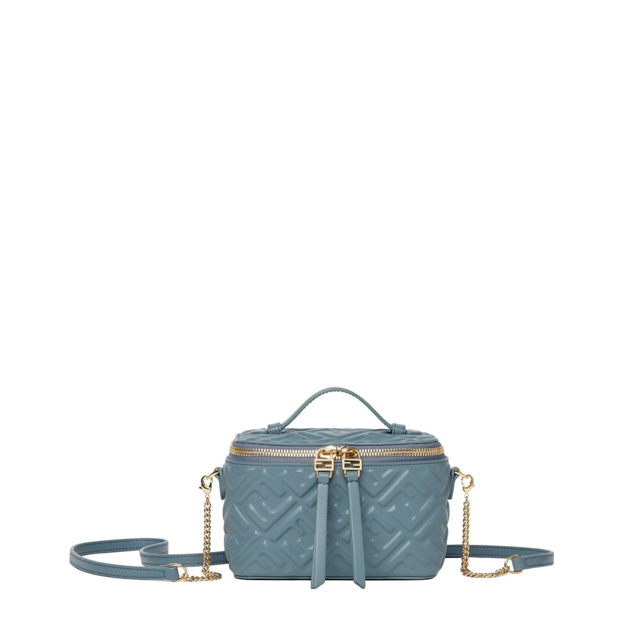 Vanity Mini Nappa Crossbody - Mercurio Blue
