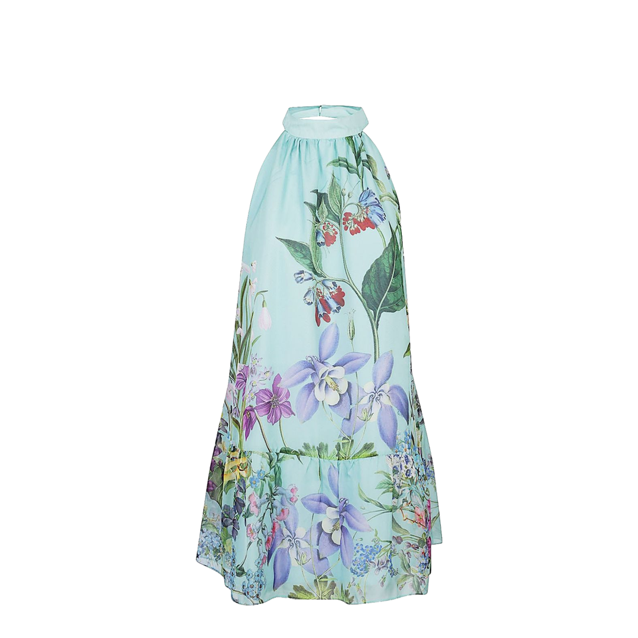 Printed Silk Dress