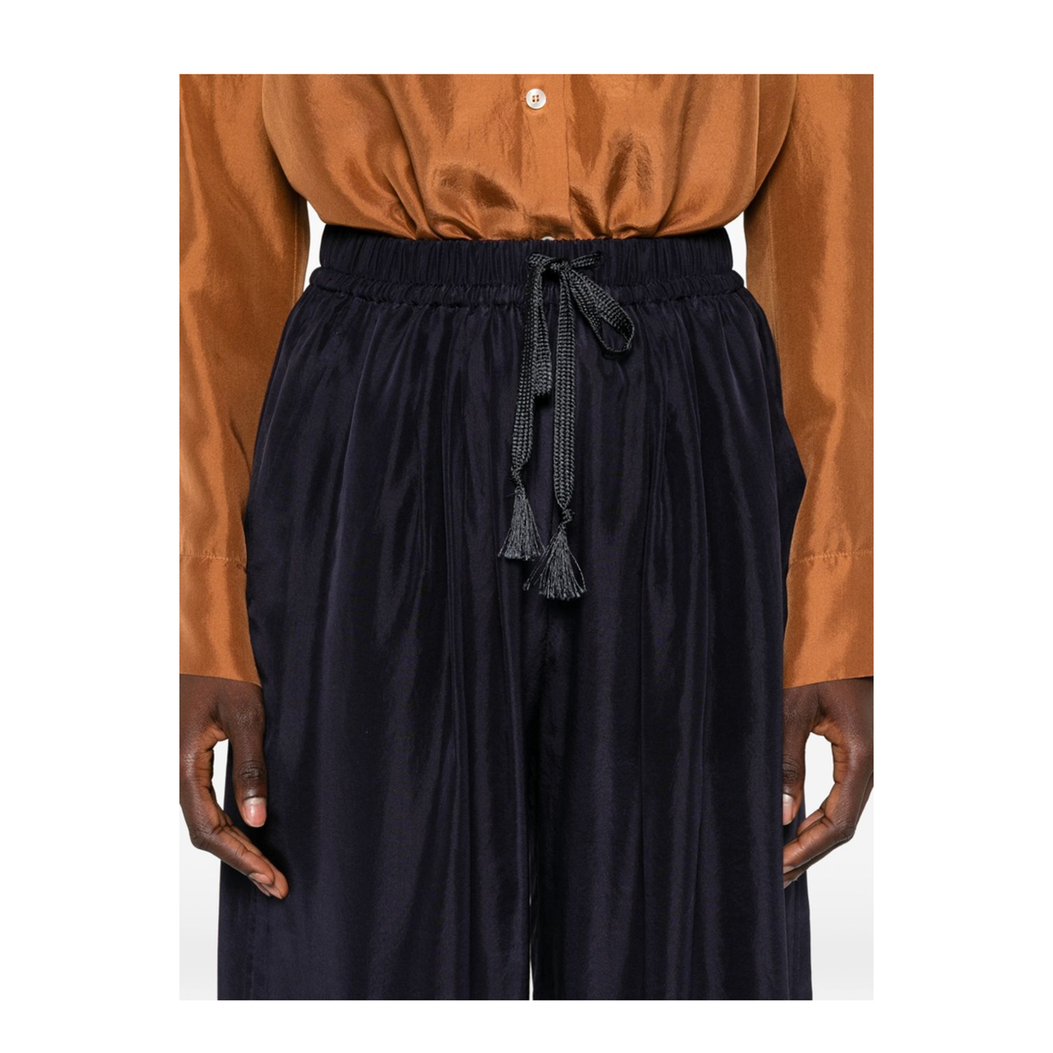 MAYFEYR - Forte Forte - Trousers - 14862MYPANTSMIDNIGHT