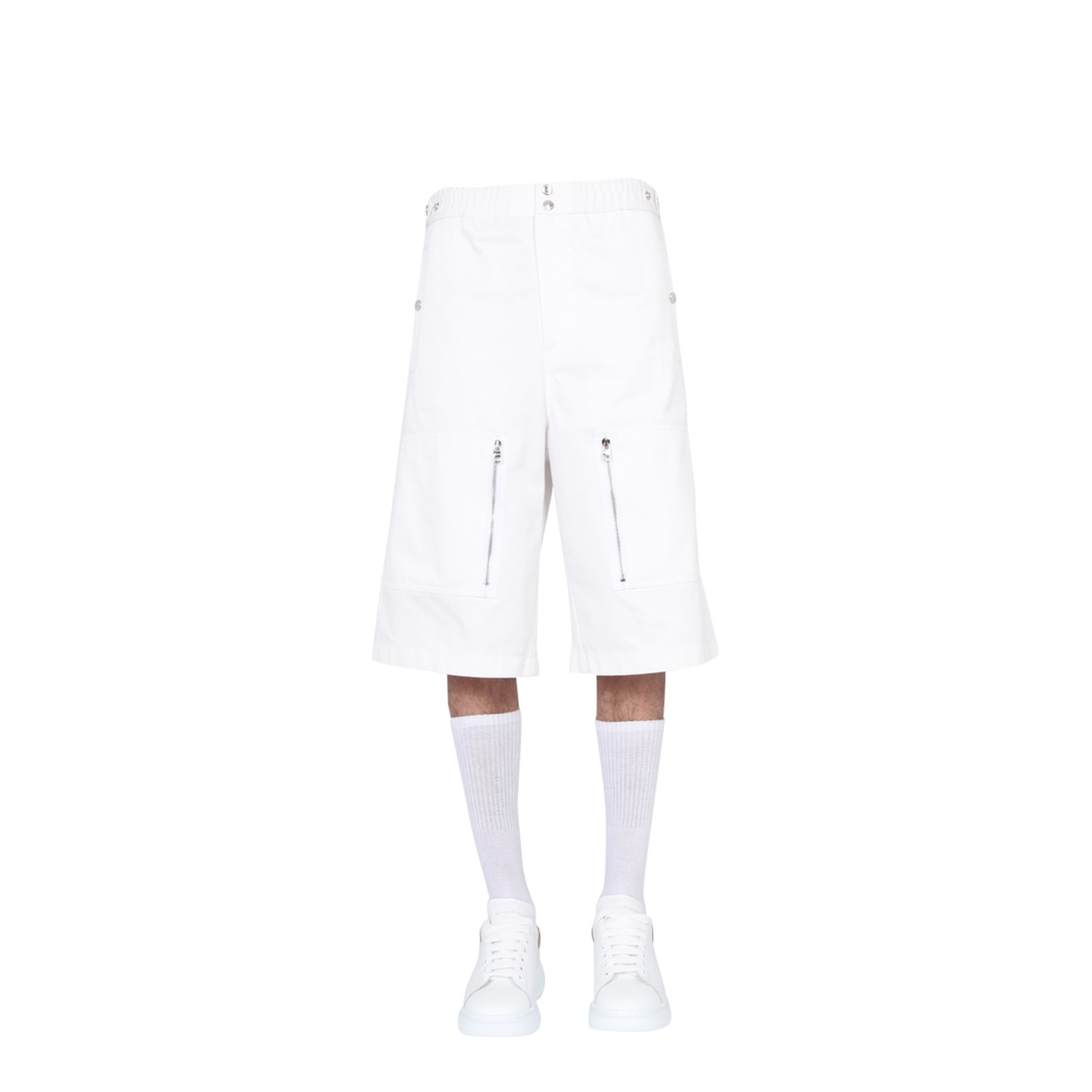 White Other Materials Pants