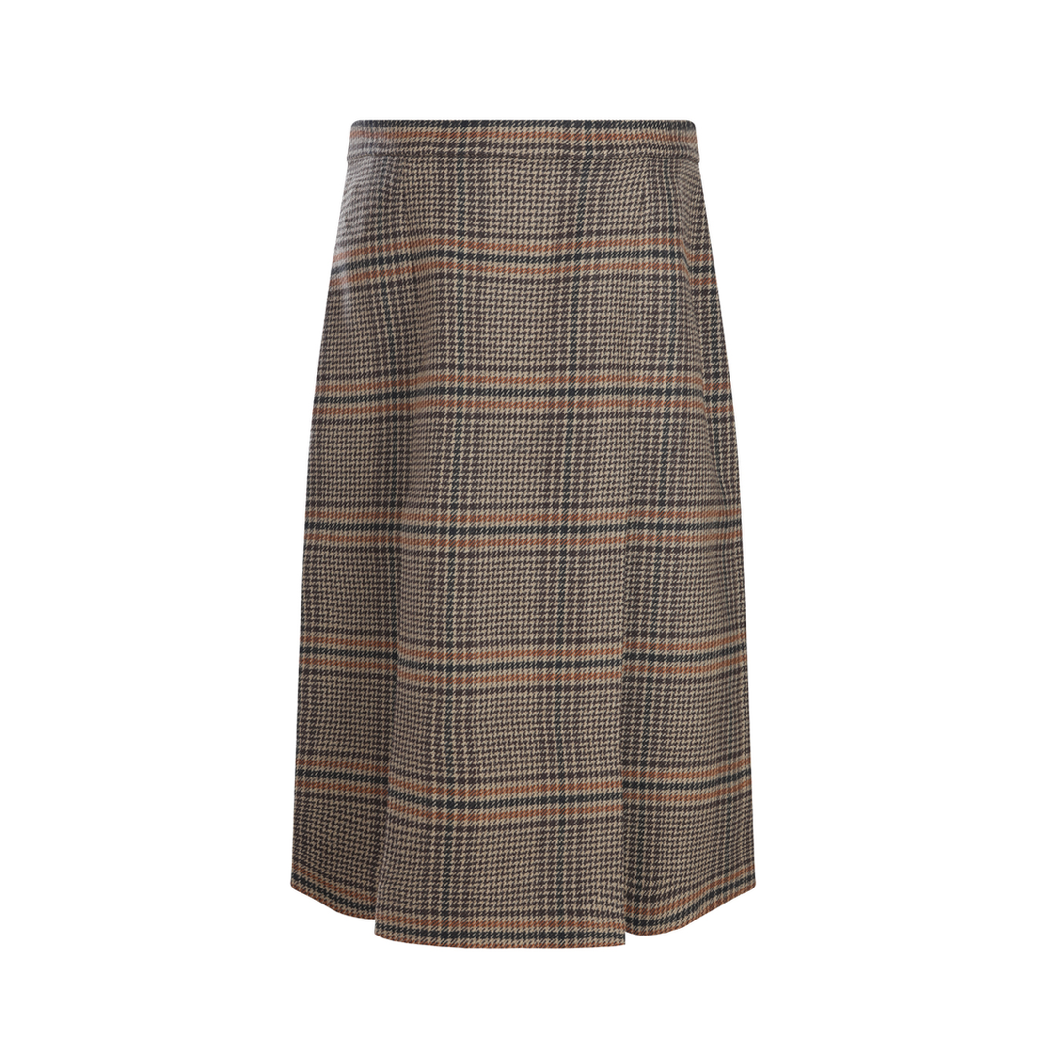 Wool and Cashmere Midi Skirt