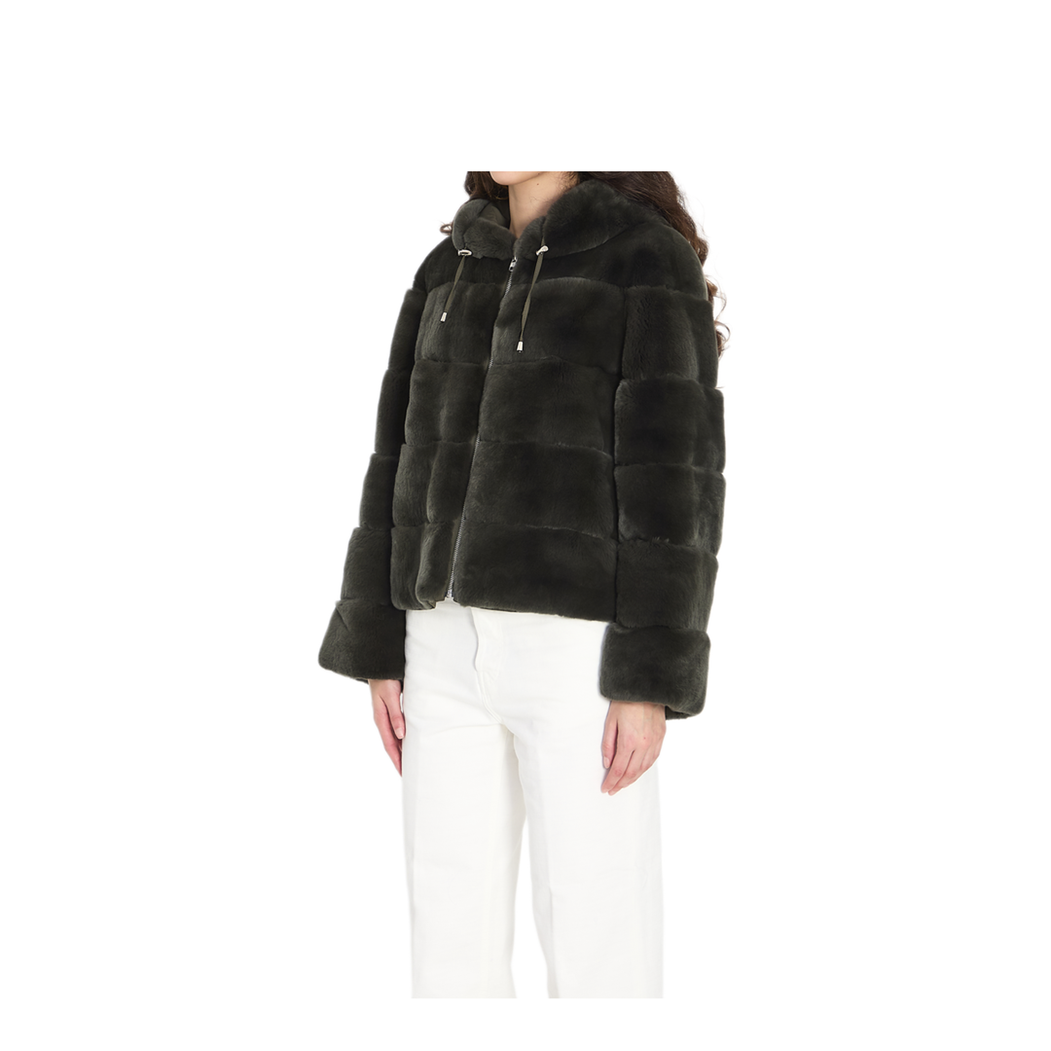 MAYFEYR - Yves Salomon - Reversible Green Fur - 26WYV30158REXXA8001