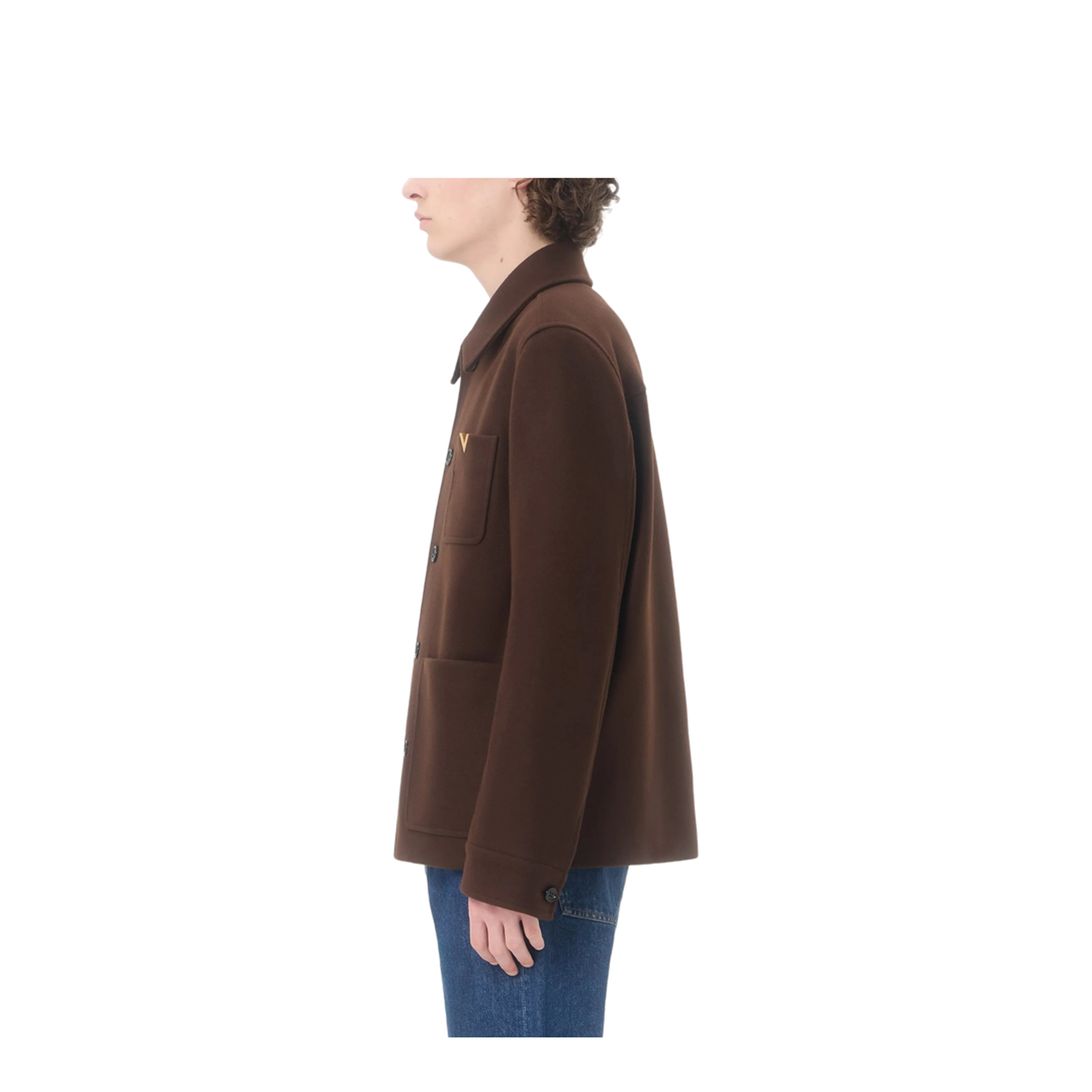 MAYFEYR - Valentino - Wool Jacket With Vgold - VCJH44BKA
